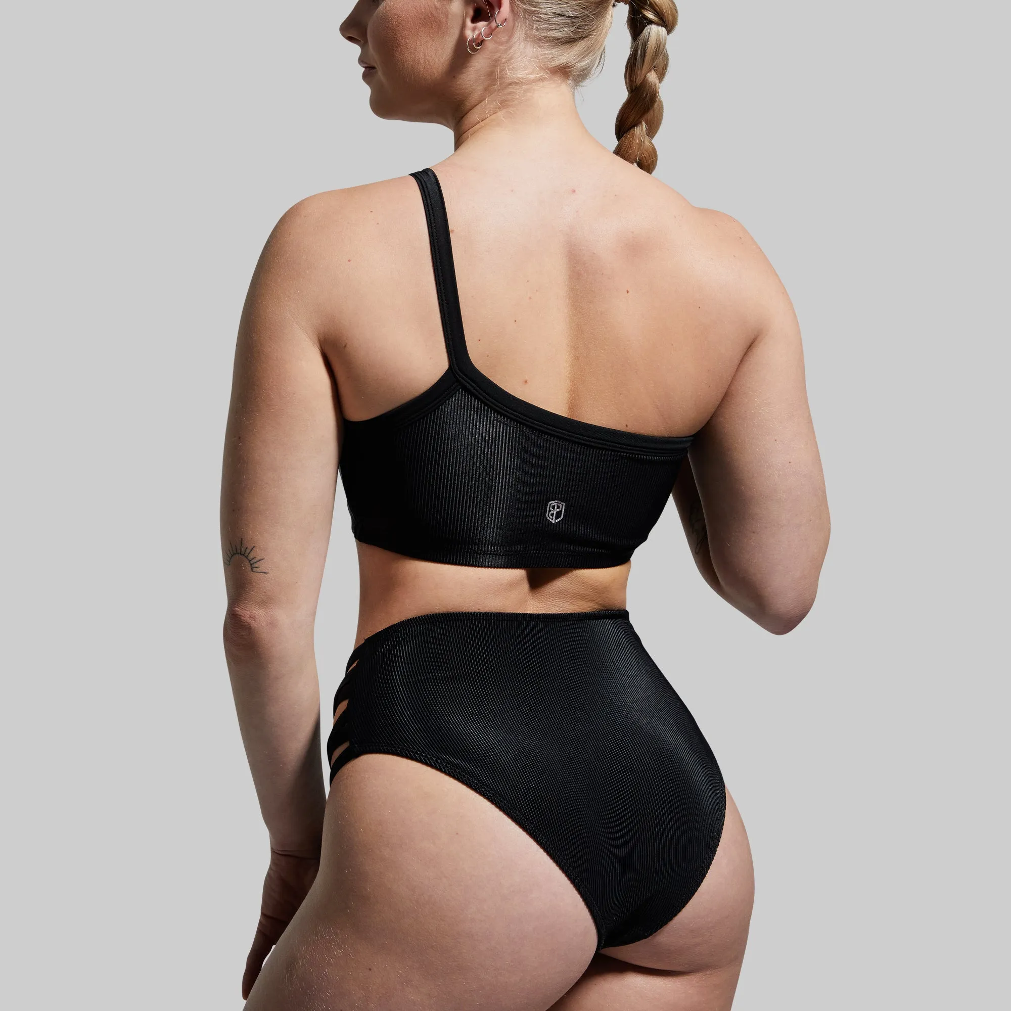 Sandbar Bikini Bottom (Black Ribbed) sold by Born Primitive product image thumbnail 2