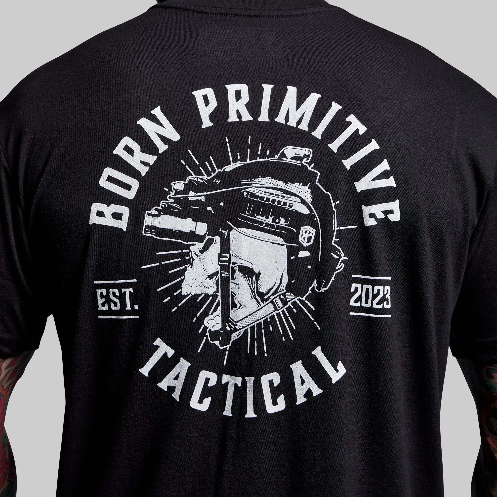 Tactical Skull Tee (Black) sold by Born Primitive product image thumbnail 2