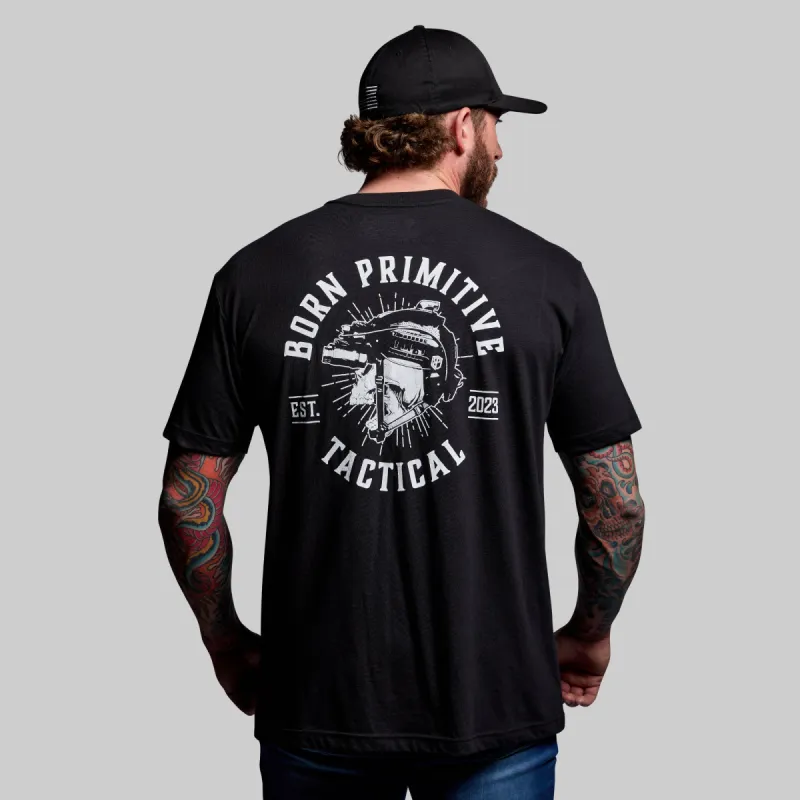 Tactical Skull Tee (Black) sold by Born Primitive