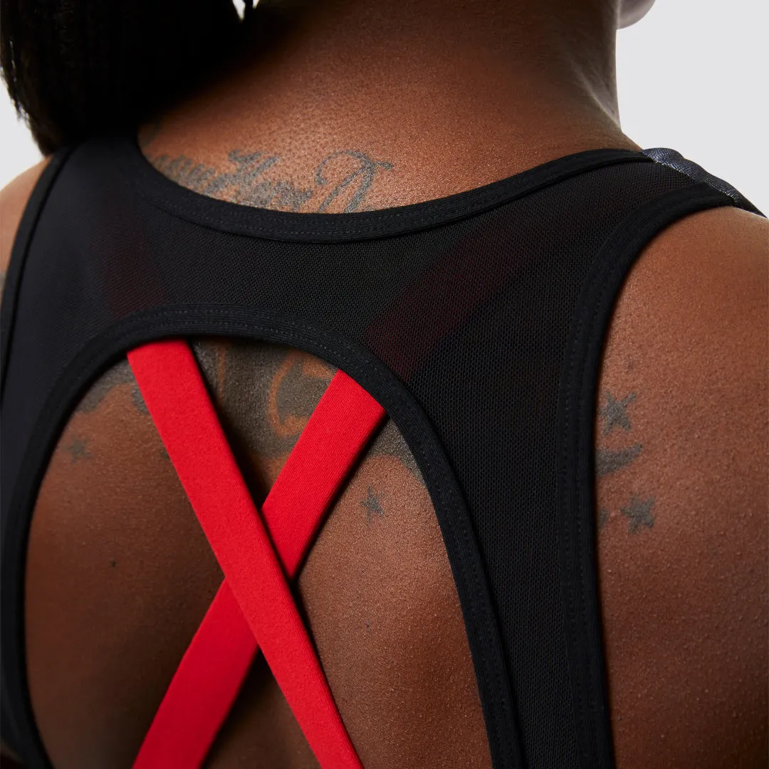 X-Factor Sports Bra (Thin Red Line Gunmetal) sold by Born Primitive product image thumbnail 4