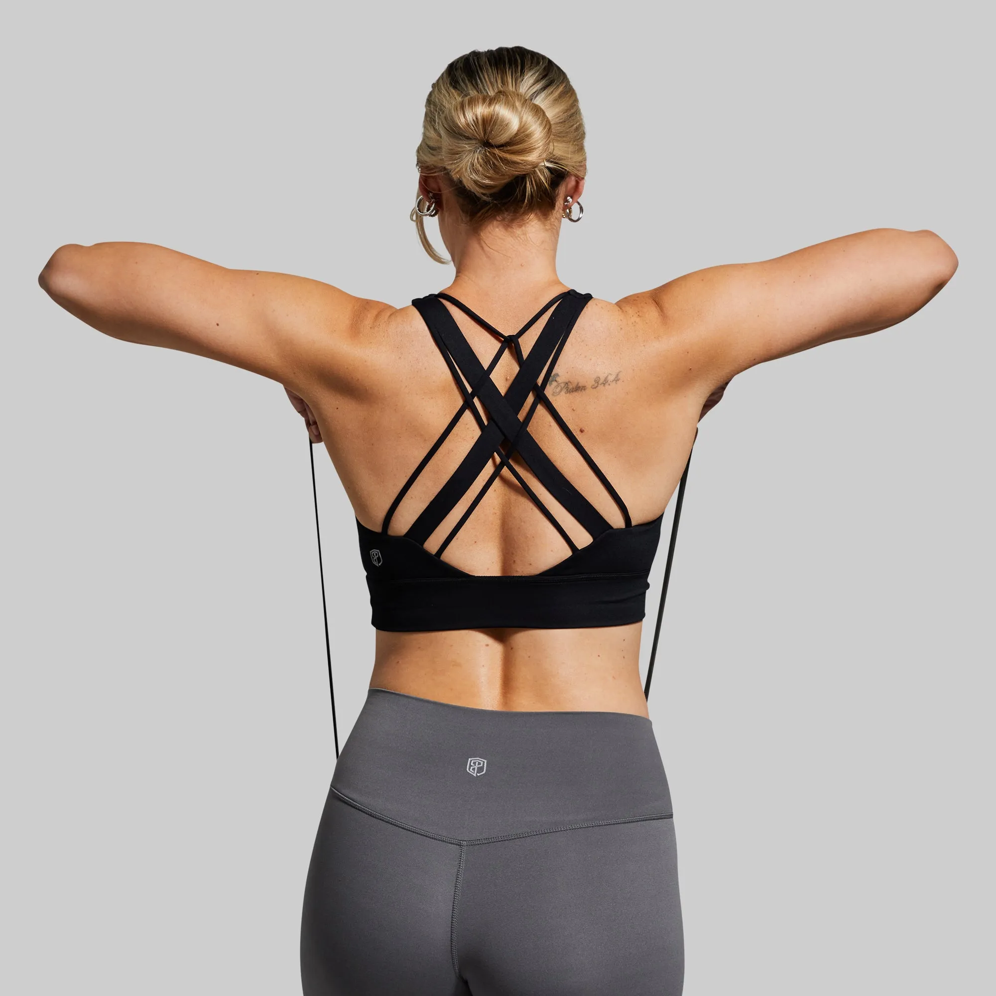 Ignite Sports Bra (Black) sold by Born Primitive product image thumbnail 3
