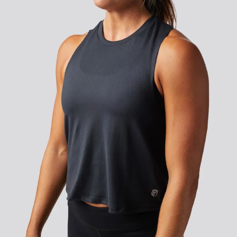 Elevate Crop 2.0 (Black) sold by Born Primitive