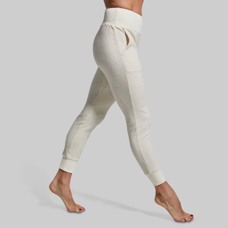 Women's Cloud Jogger (Heather Oatmeal) sold by Born Primitive