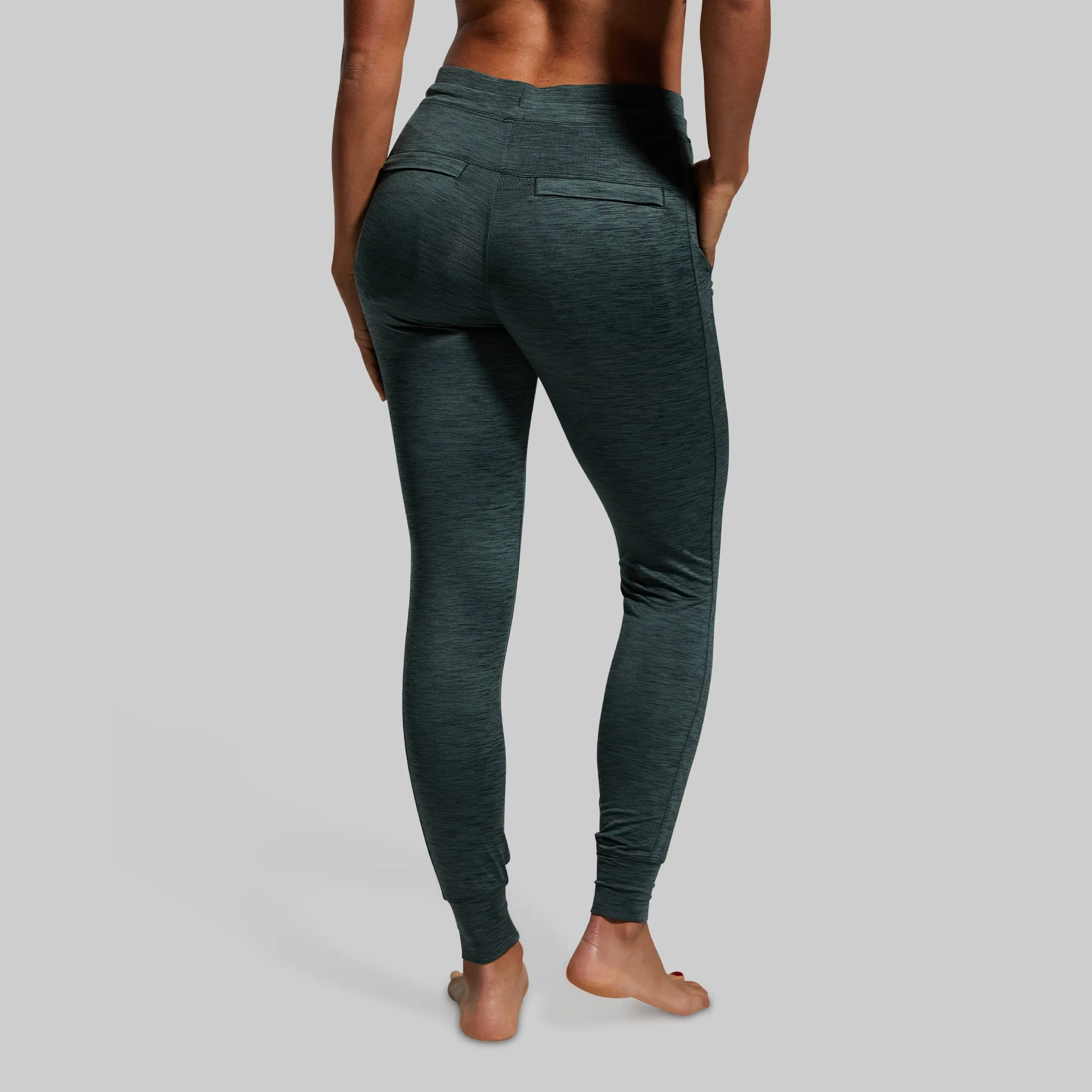 Women's Rest Day Athleisure Jogger (Evergreen) sold by Born Primitive