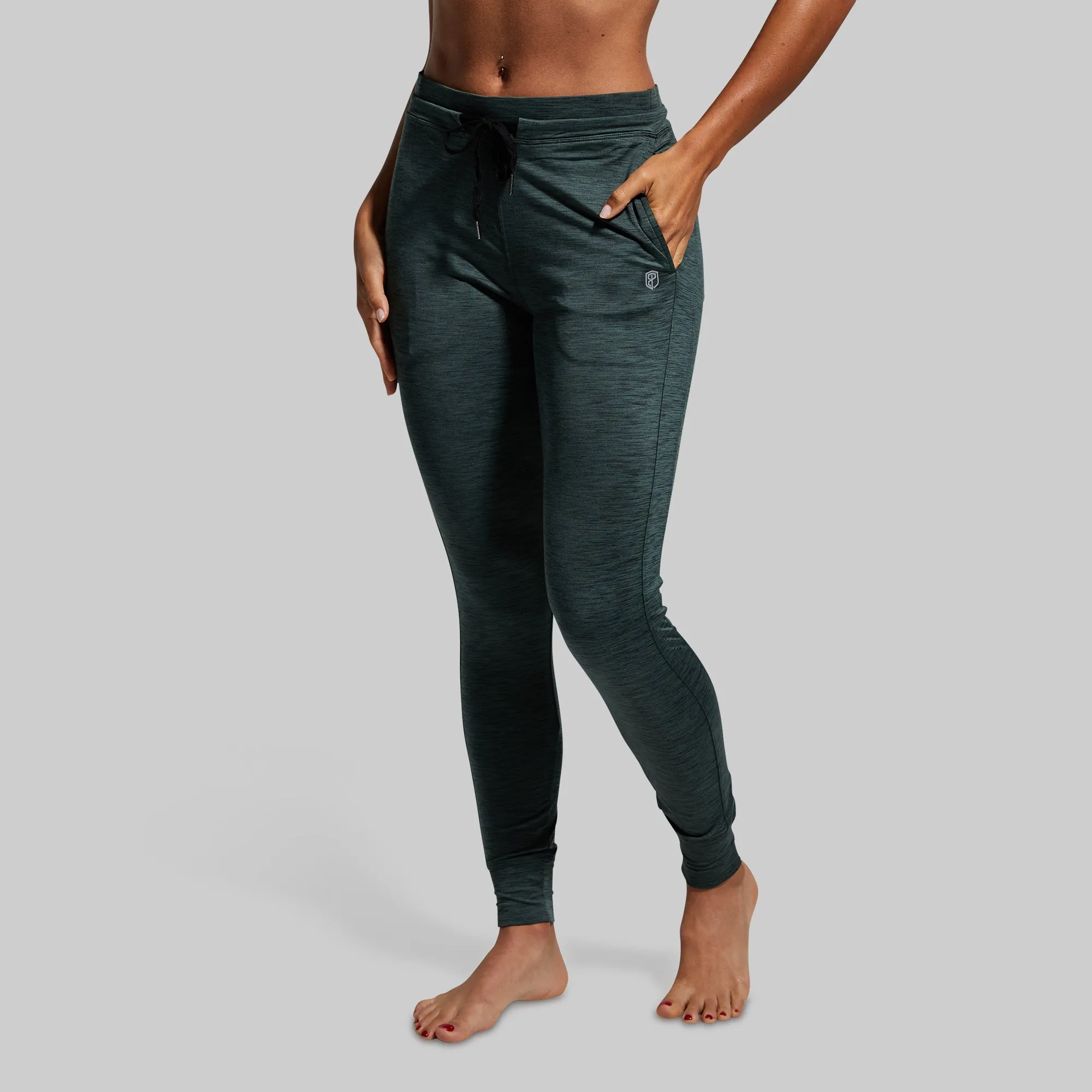 Women's Rest Day Athleisure Jogger (Evergreen) sold by Born Primitive product image thumbnail 5