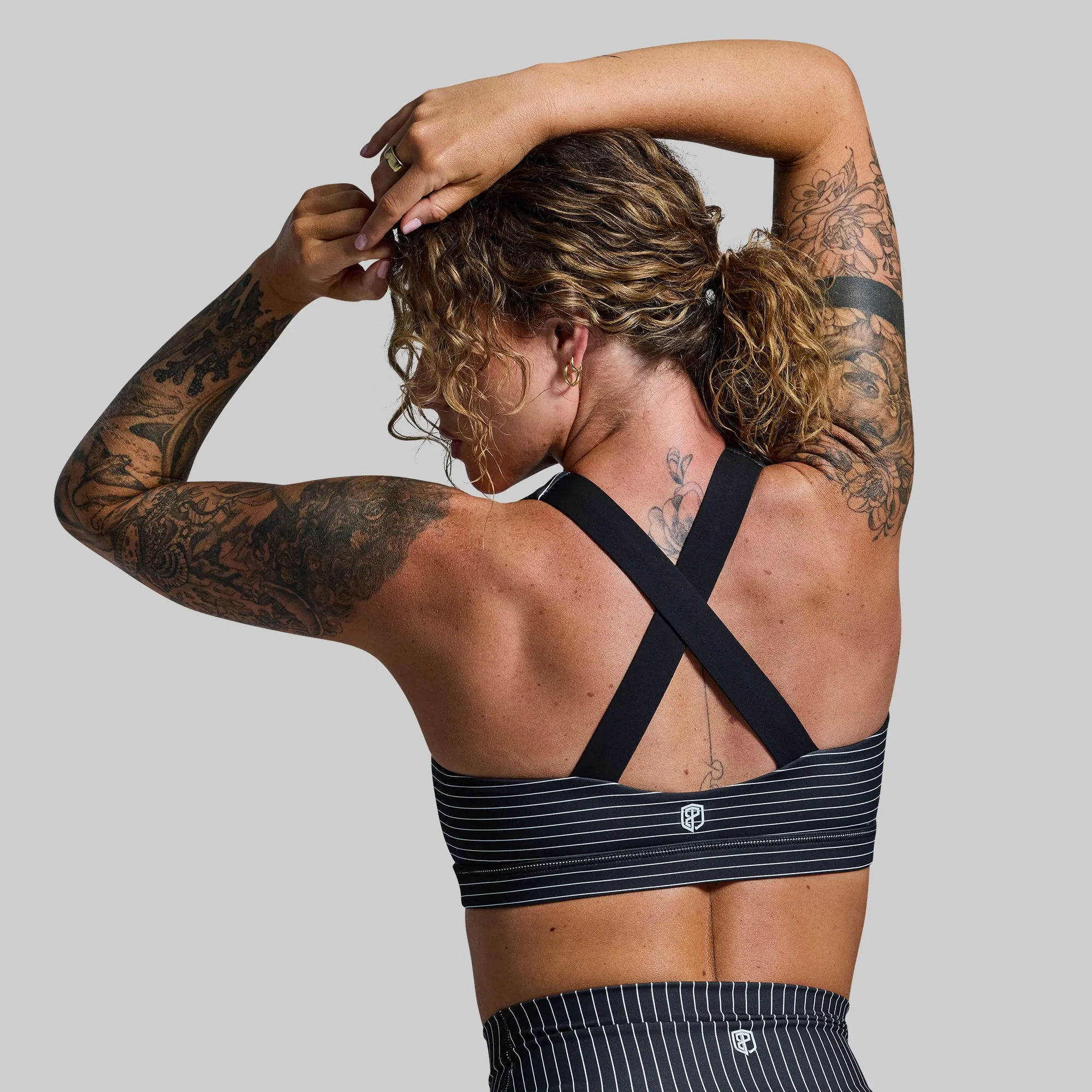 Your Essential Sports Bra (Tuxedo) sold by Born Primitive product image thumbnail 3