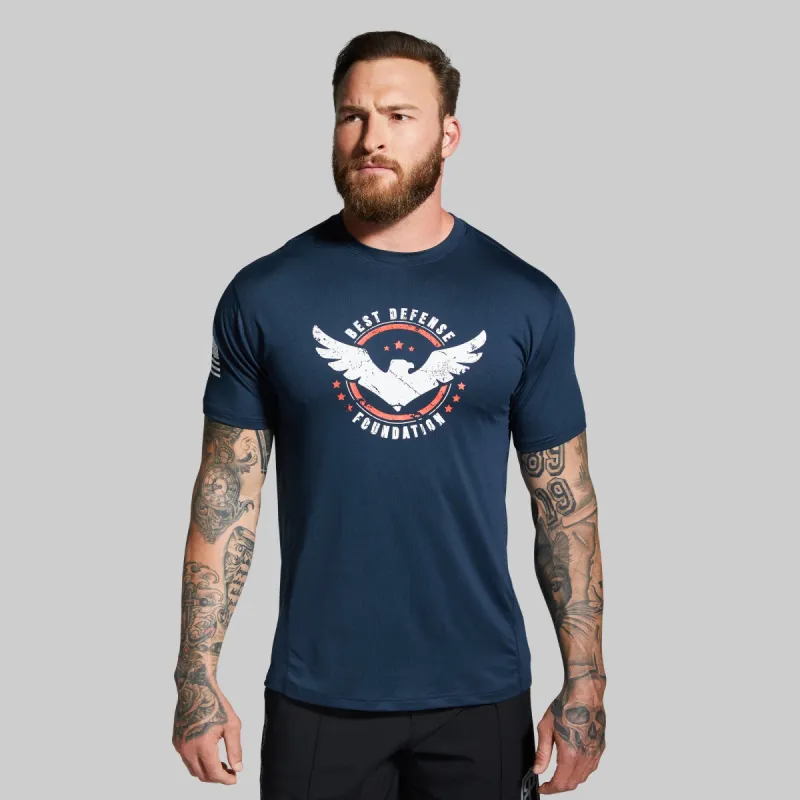 BDF Athleisure Tee (Blueberry) sold by Born Primitive