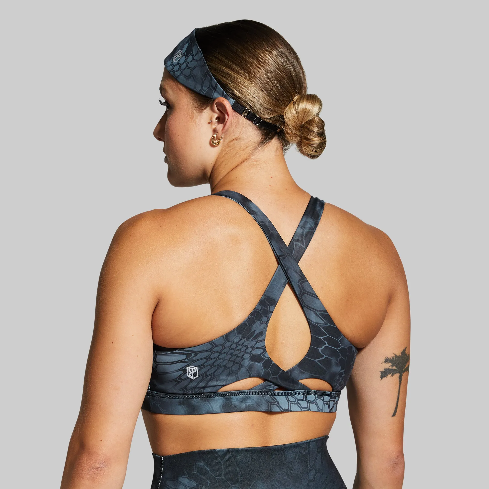 Helix Sports Bra (Typhon) sold by Born Primitive