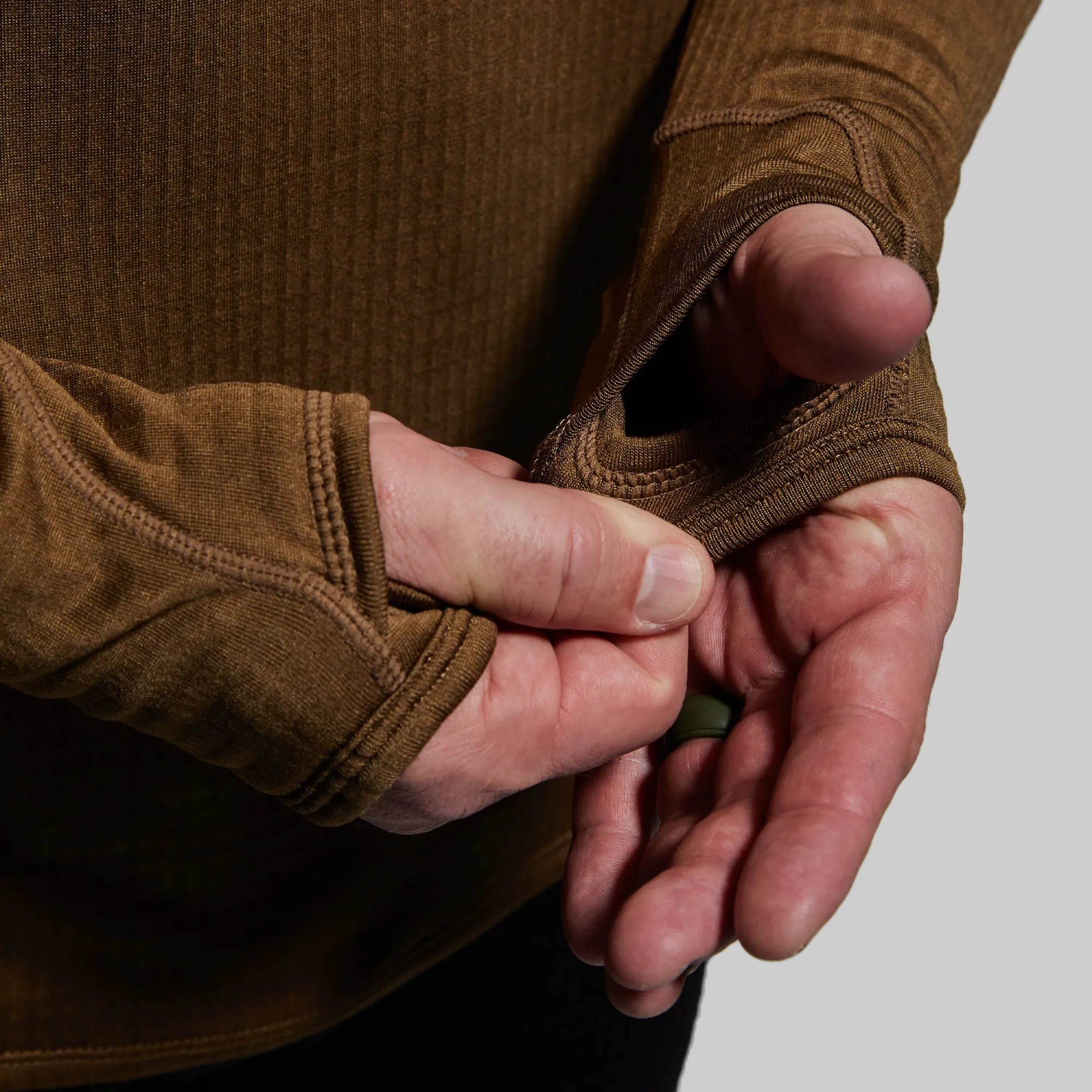 Men's Quiver Long Sleeve Crew (Coyote Brown) sold by Born Primitive product image thumbnail 5