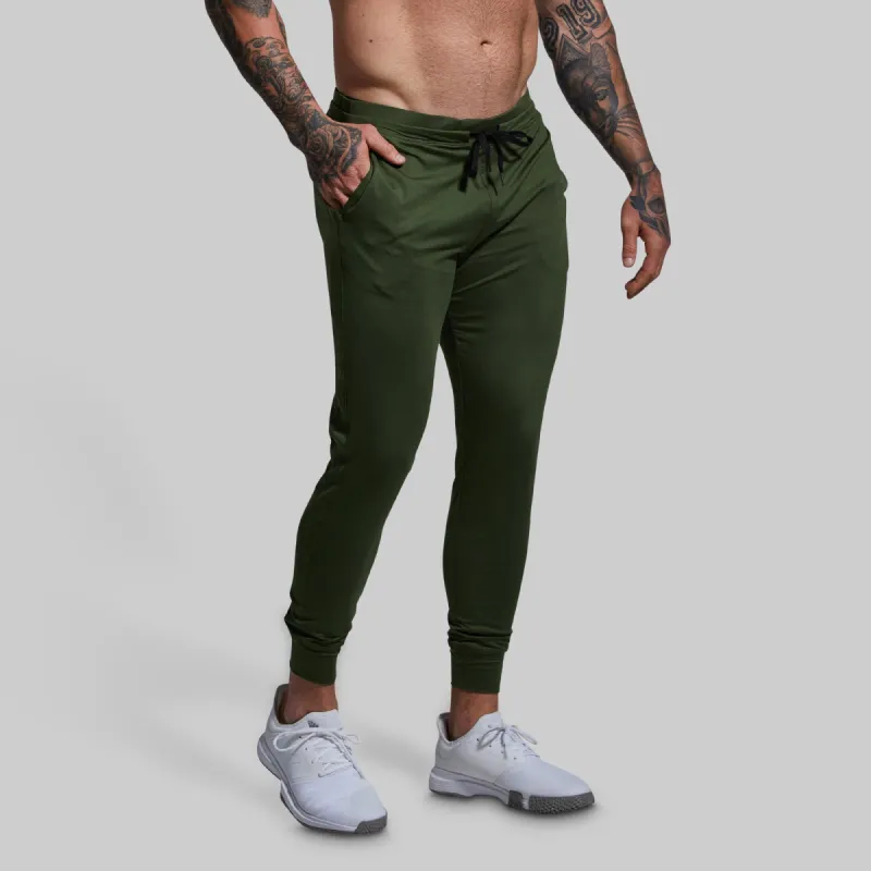Men's Rest Day Athleisure Jogger (Tactical Green) sold by Born Primitive