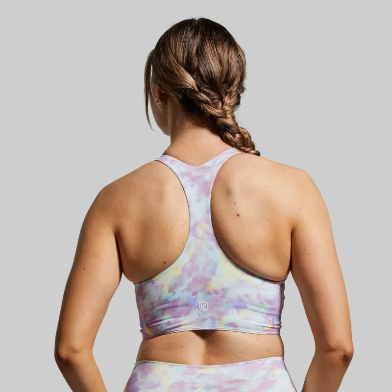 Synergy Cropped Sports Bra (Purple Sky) sold by Born Primitive