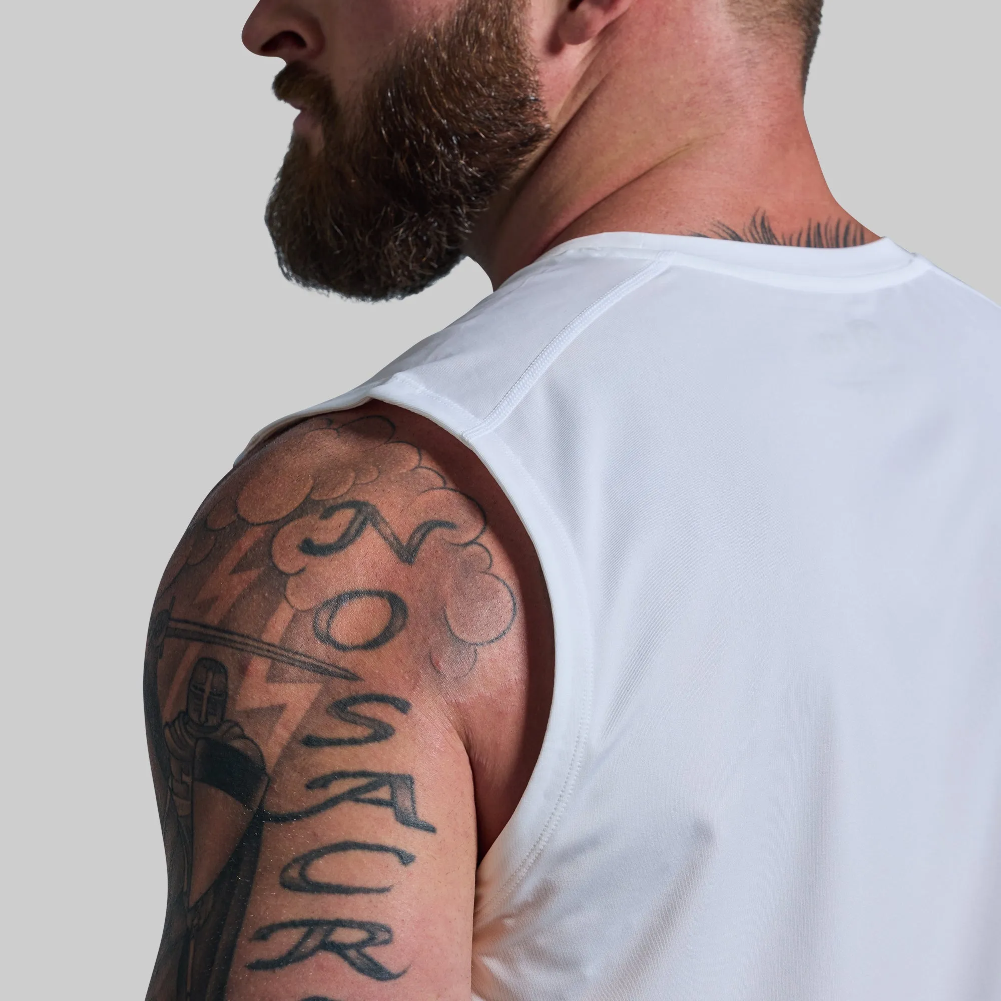 Training Muscle Tank (White) sold by Born Primitive product image thumbnail 3