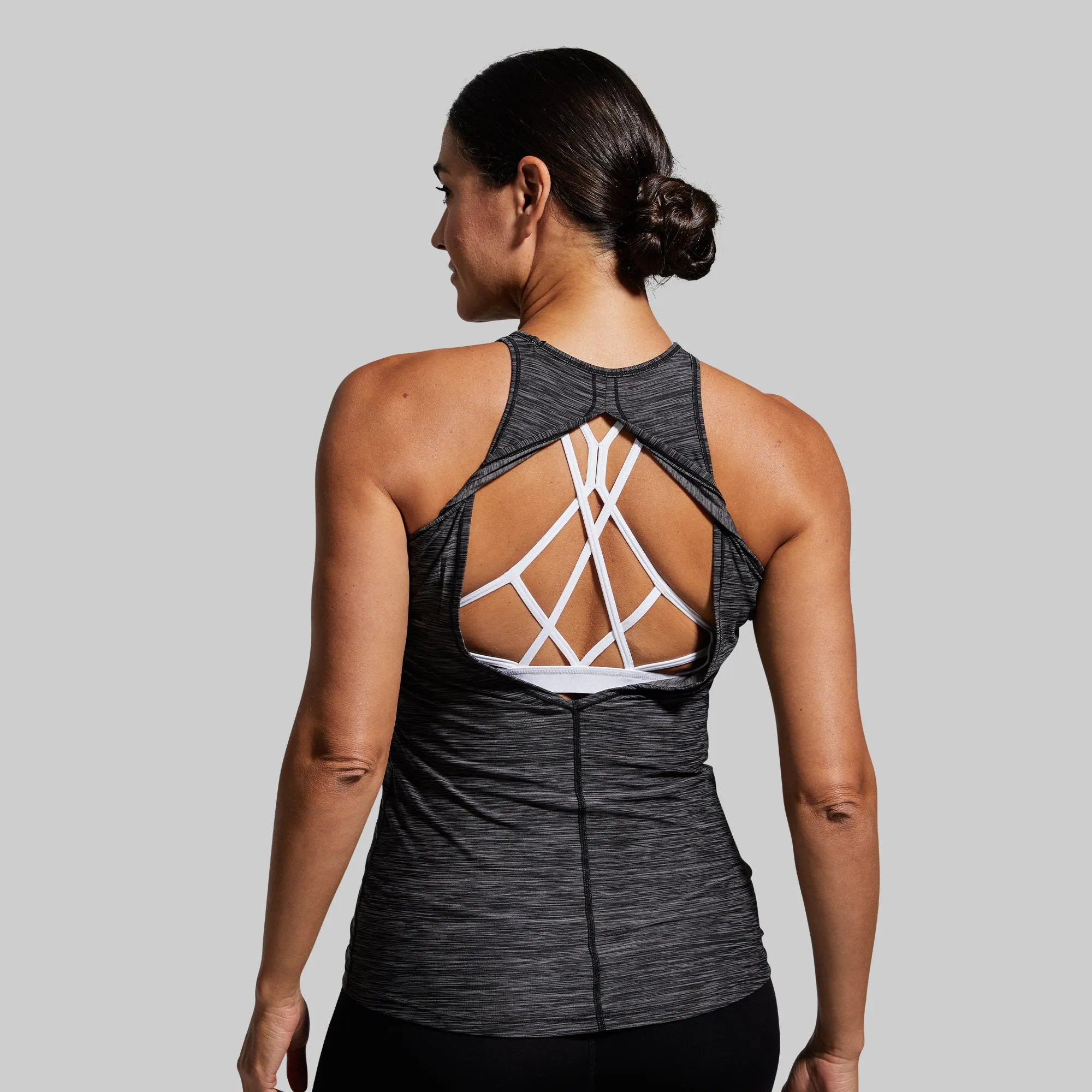 Edge Tank (Heather Black) sold by Born Primitive