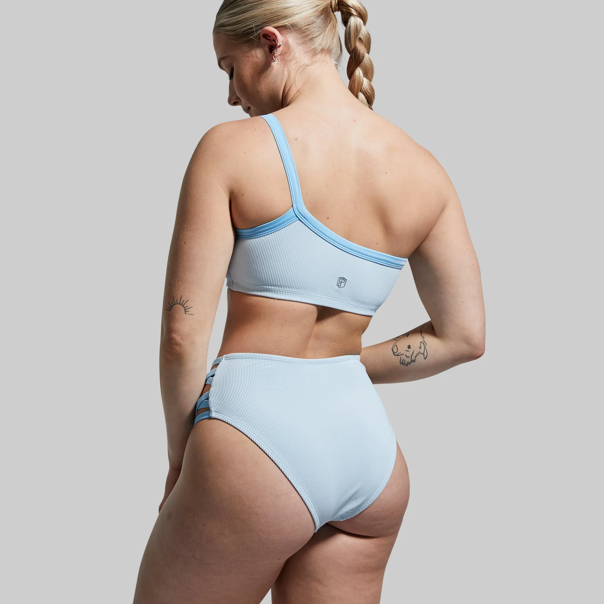 Sandbar Bikini Bottom (Angel Blue Ribbed) sold by Born Primitive product image thumbnail 2