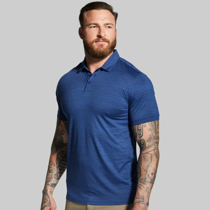 Athleisure Polo (Navy) sold by Born Primitive