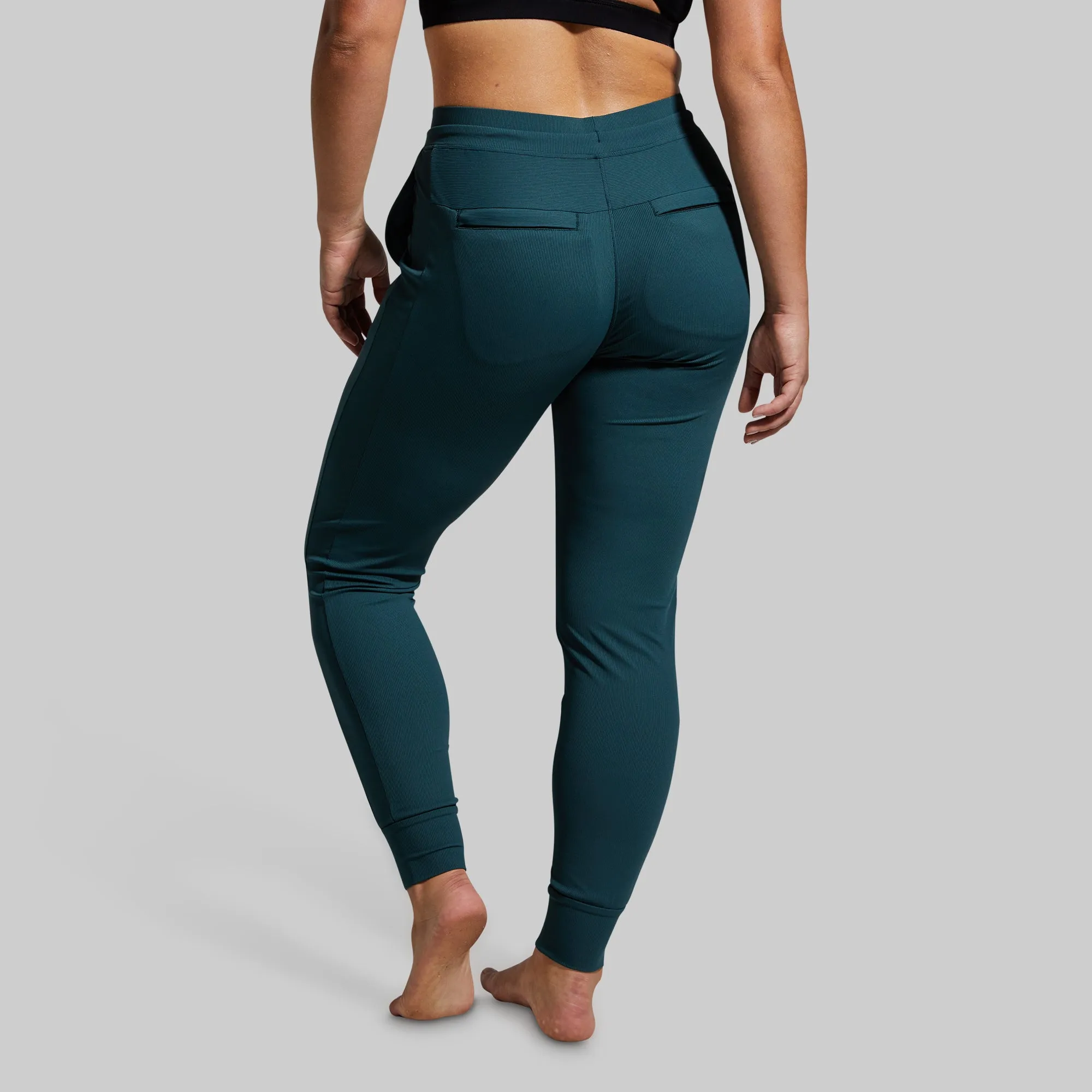 Women's Recovery Jogger (Deep Teal) sold by Born Primitive