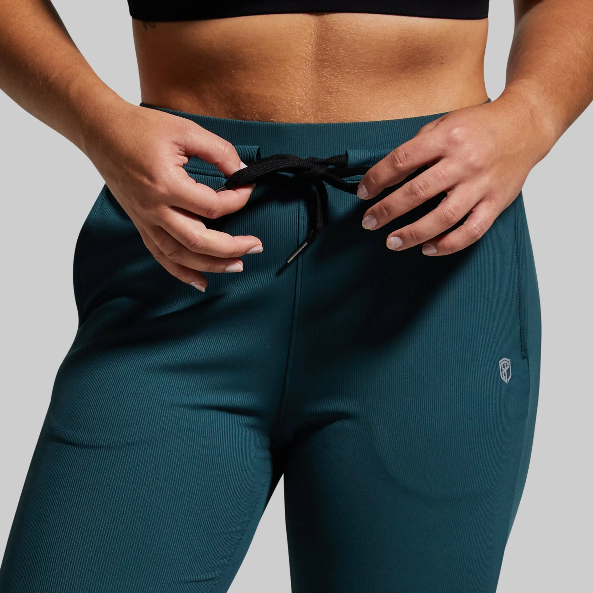 Women's Recovery Jogger (Deep Teal) sold by Born Primitive product image thumbnail 4