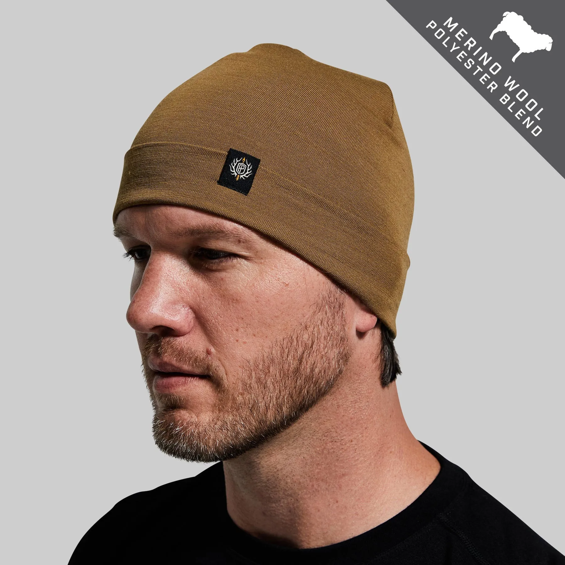 Ridgeline Beanie (Coyote Brown) sold by Born Primitive