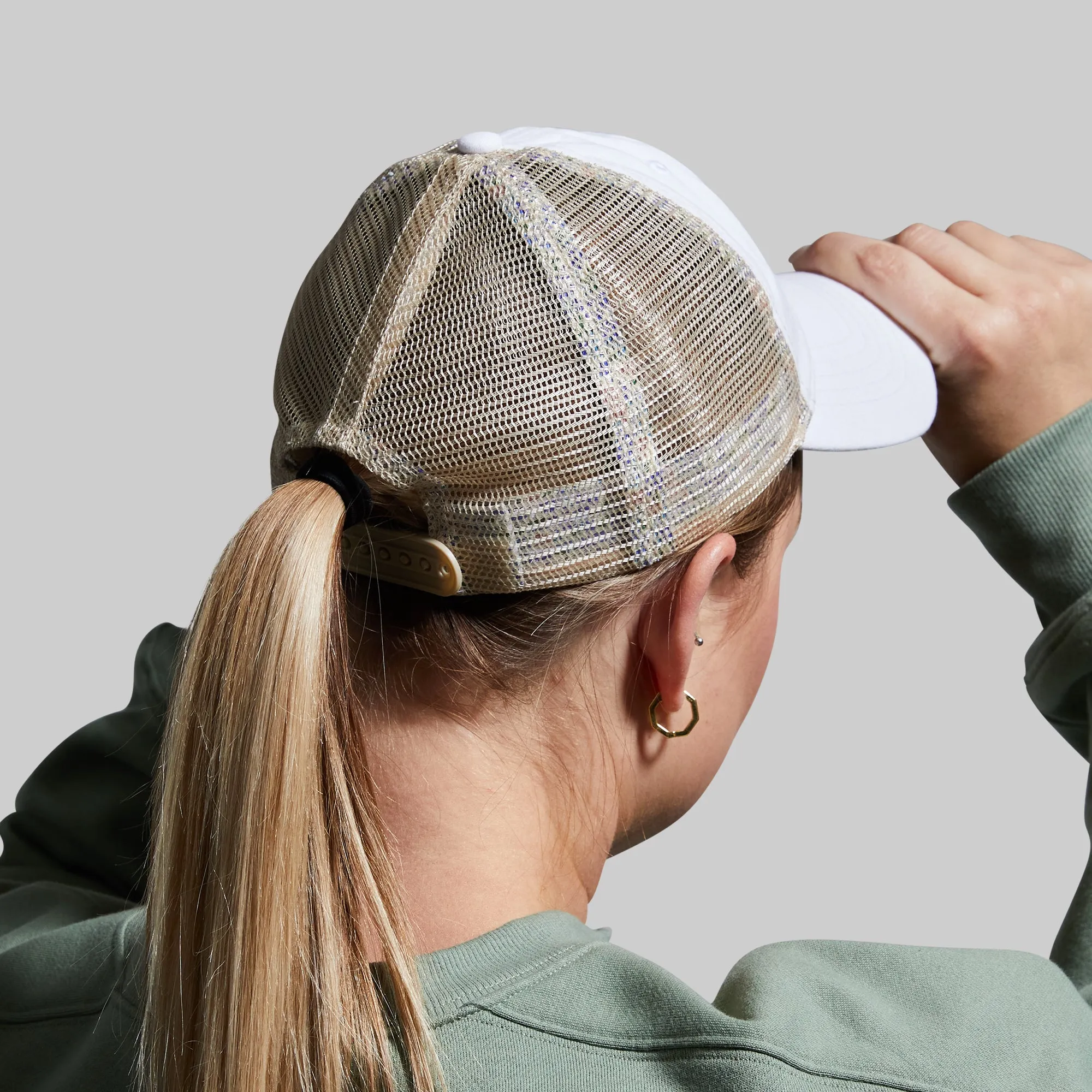 Relax Hat (White/Floral) sold by Born Primitive product image thumbnail 4