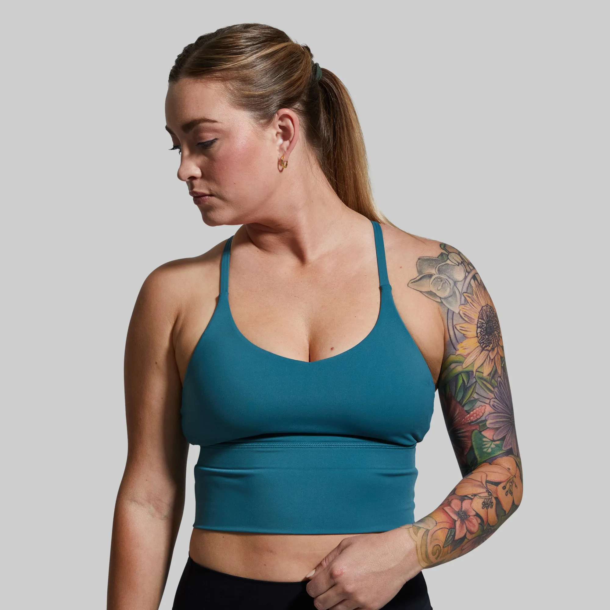 Om The Day Sports Bra 2.0 (Aquastone) sold by Born Primitive product image thumbnail 2