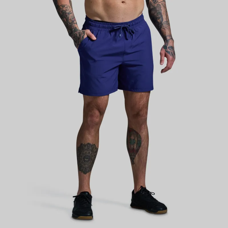 Peak Short (Navy) sold by Born Primitive