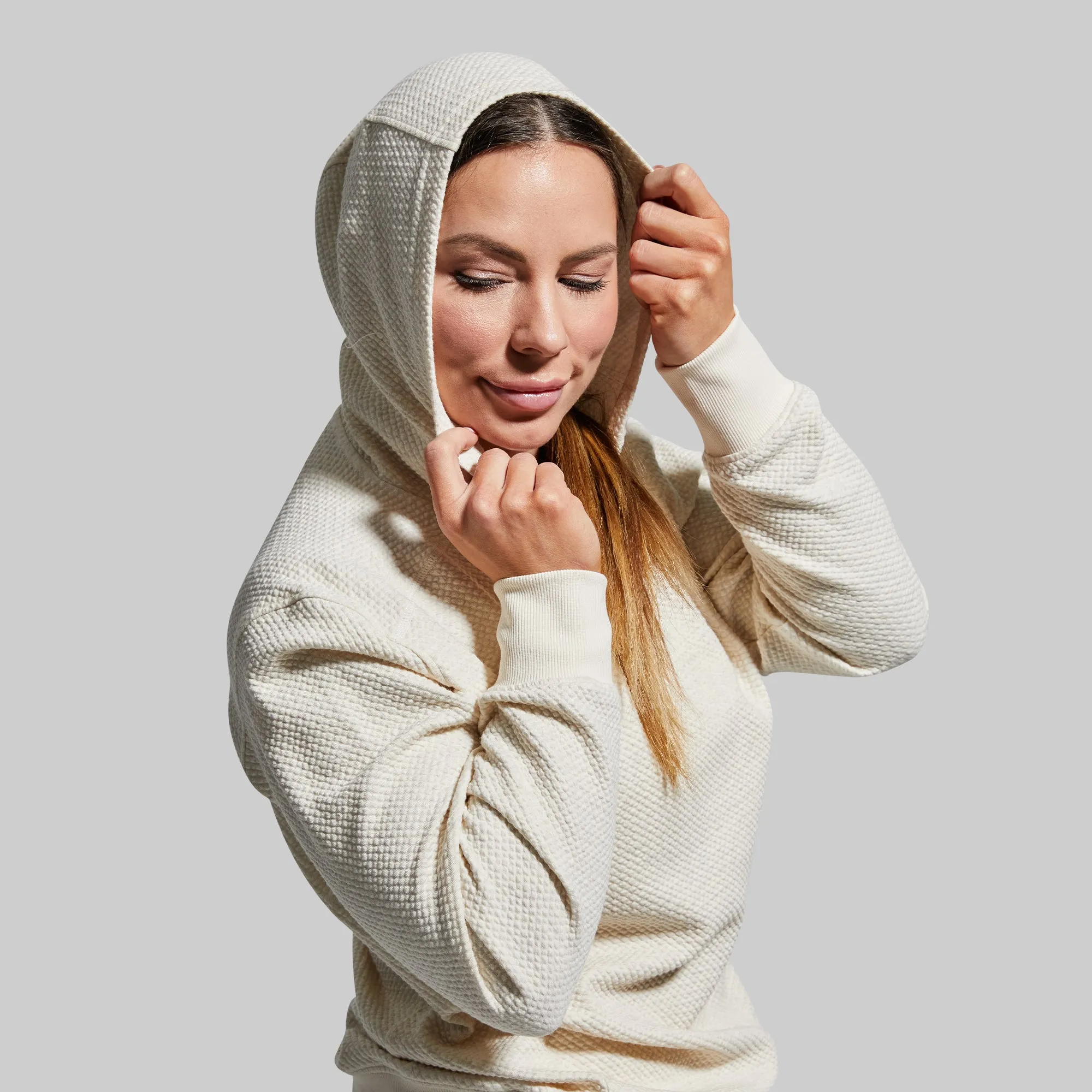 Women's Cloud Hoodie (Heather Oatmeal) sold by Born Primitive product image thumbnail 3