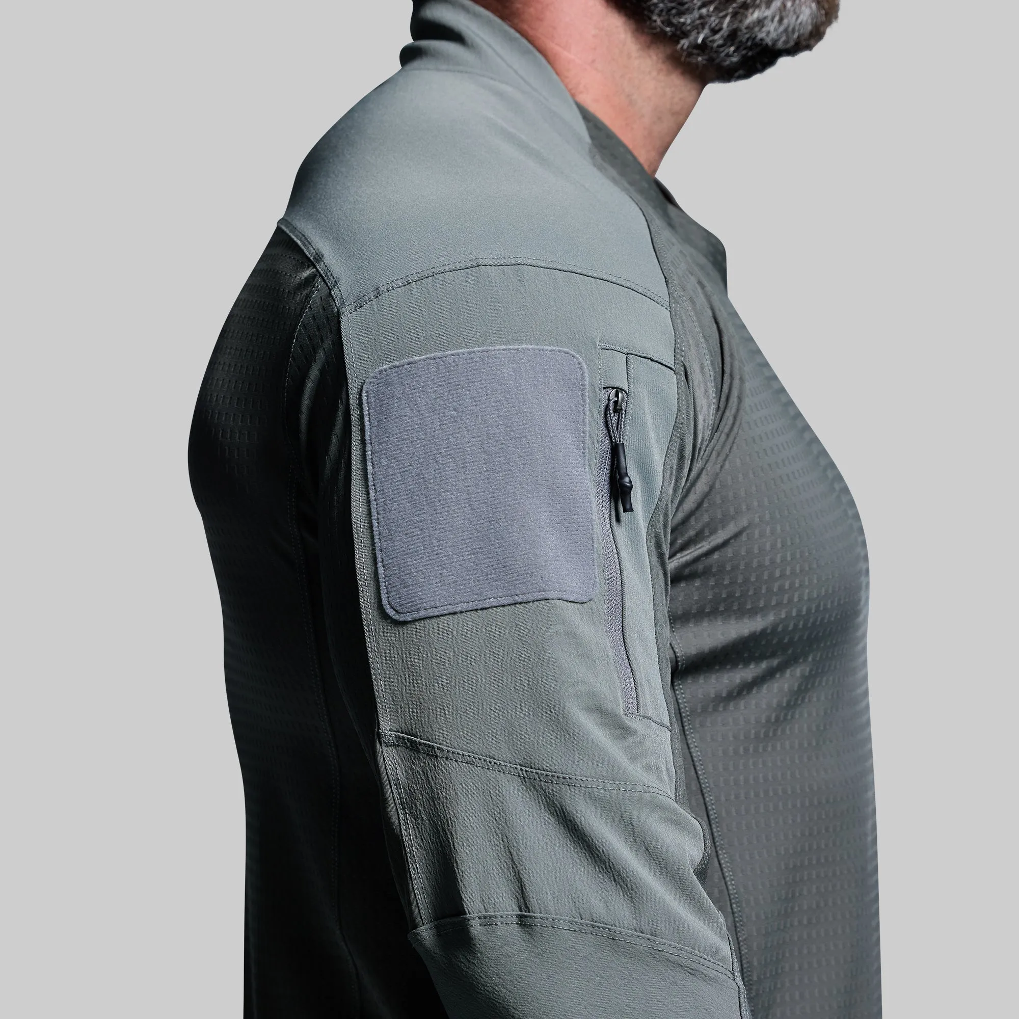 Long Sleeve Op Top Pro (Wolf Grey) sold by Born Primitive product image thumbnail 3