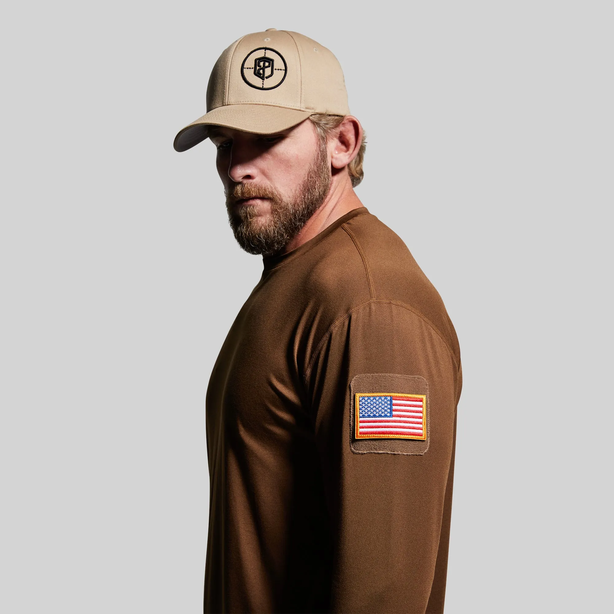 Long Sleeve Range Shirt (Coyote Brown-Velcro) sold by Born Primitive product image thumbnail 2