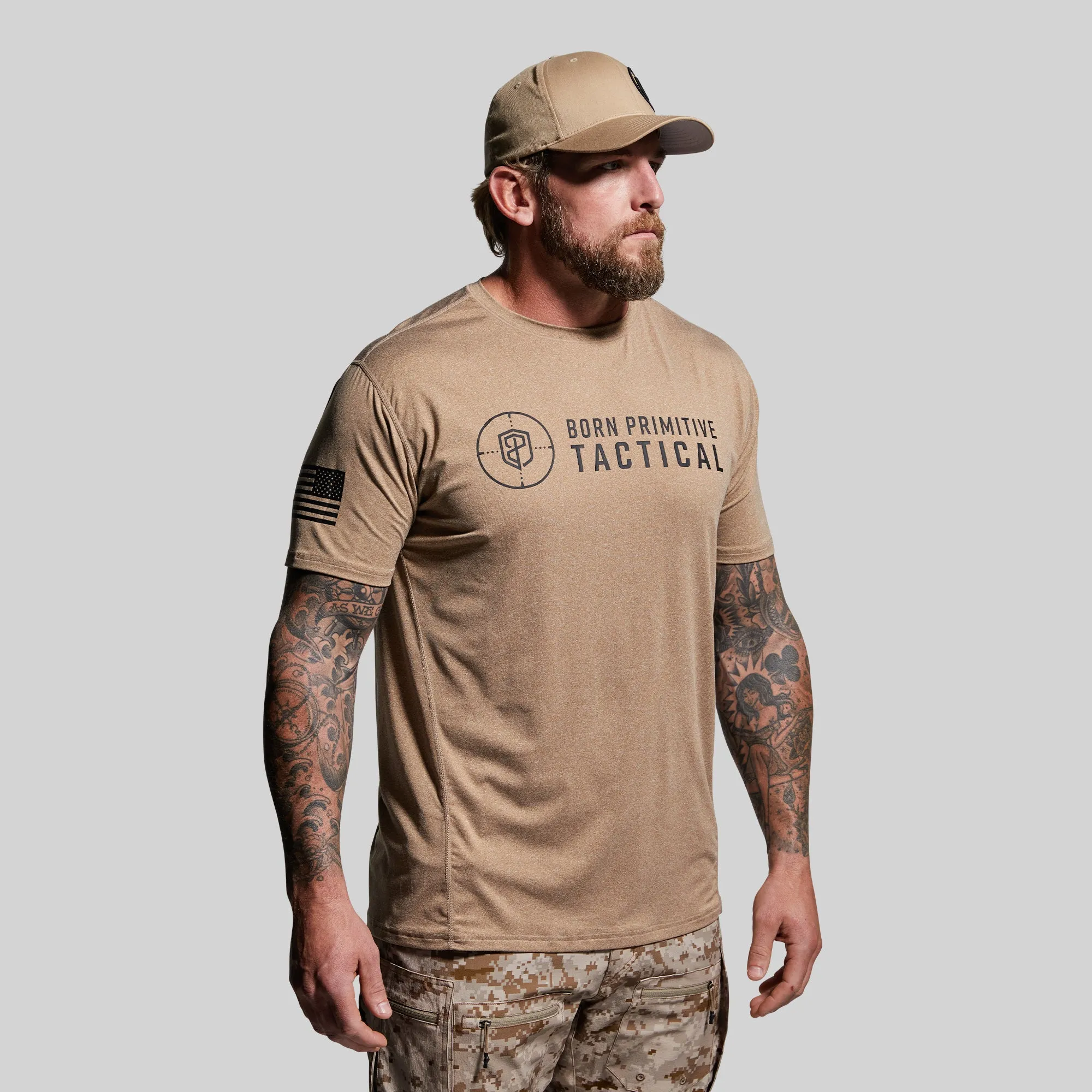 Tactical Brand Range Shirt Flag (Brown) sold by Born Primitive product image thumbnail 5