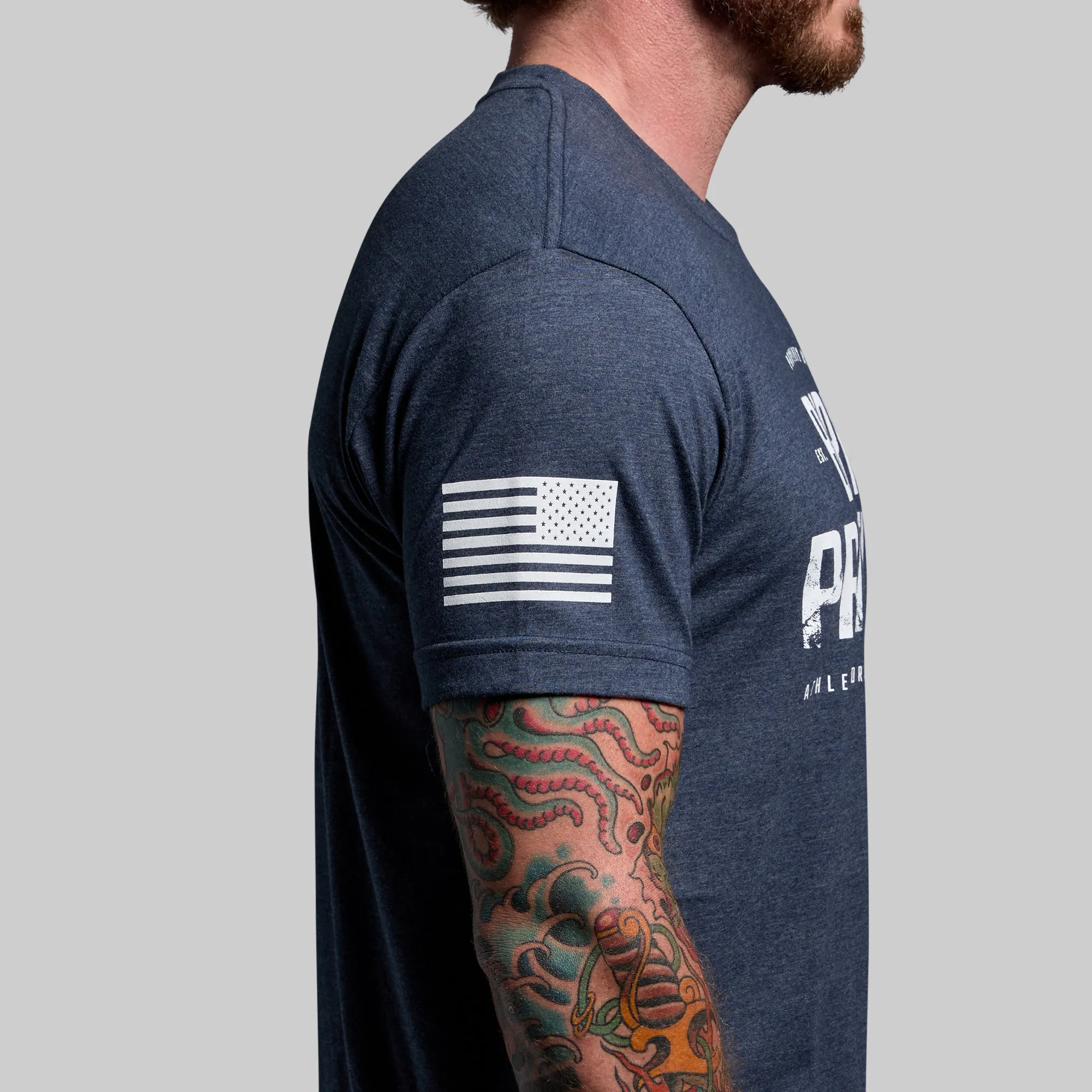 Property of Born Primitive Tee (Heather Navy) sold by Born Primitive product image thumbnail 2