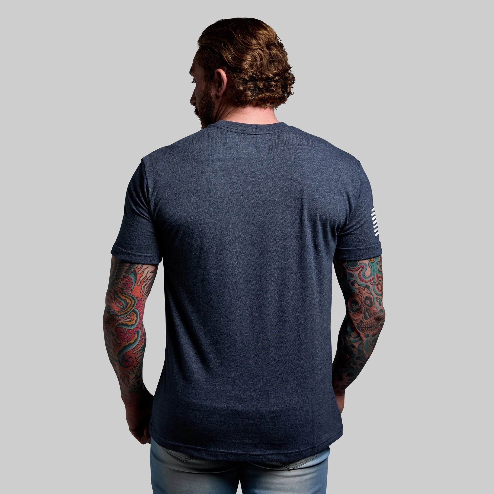 Property of Born Primitive Tee (Heather Navy) sold by Born Primitive product image thumbnail 3