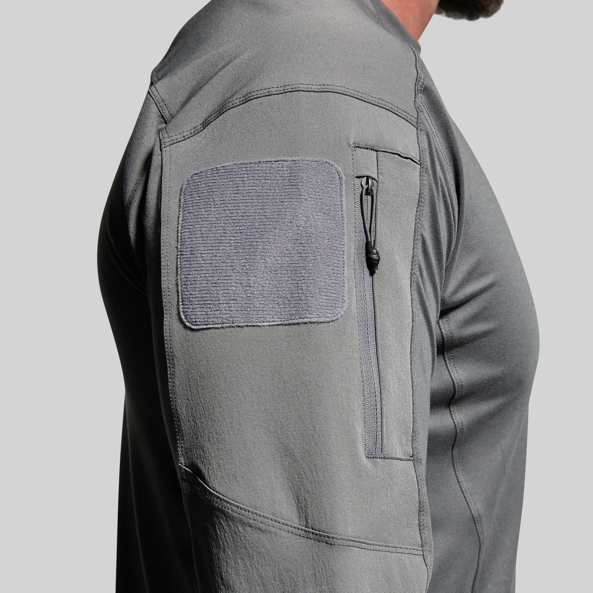 Long Sleeve Op Top (Wolf Grey) sold by Born Primitive product image thumbnail 3