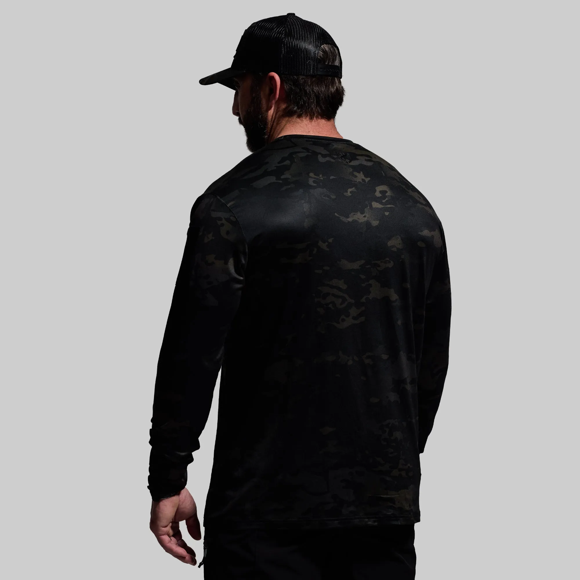 Long Sleeve Range Shirt (Black Multicam-Velcro) sold by Born Primitive product image thumbnail 3
