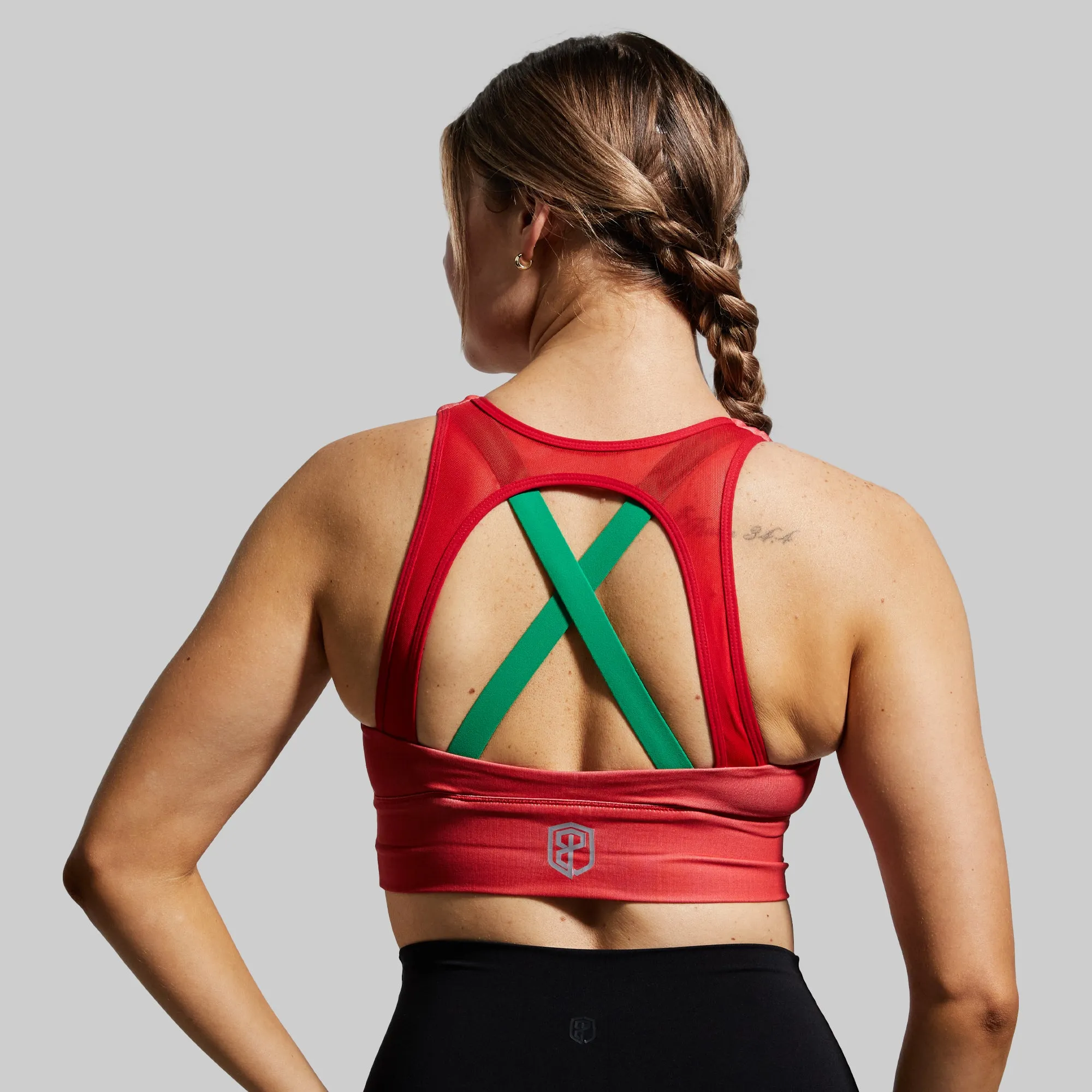 X-Factor Sports Bra (Born Primitive Christmas Sweater) sold by Born Primitive product image thumbnail 2