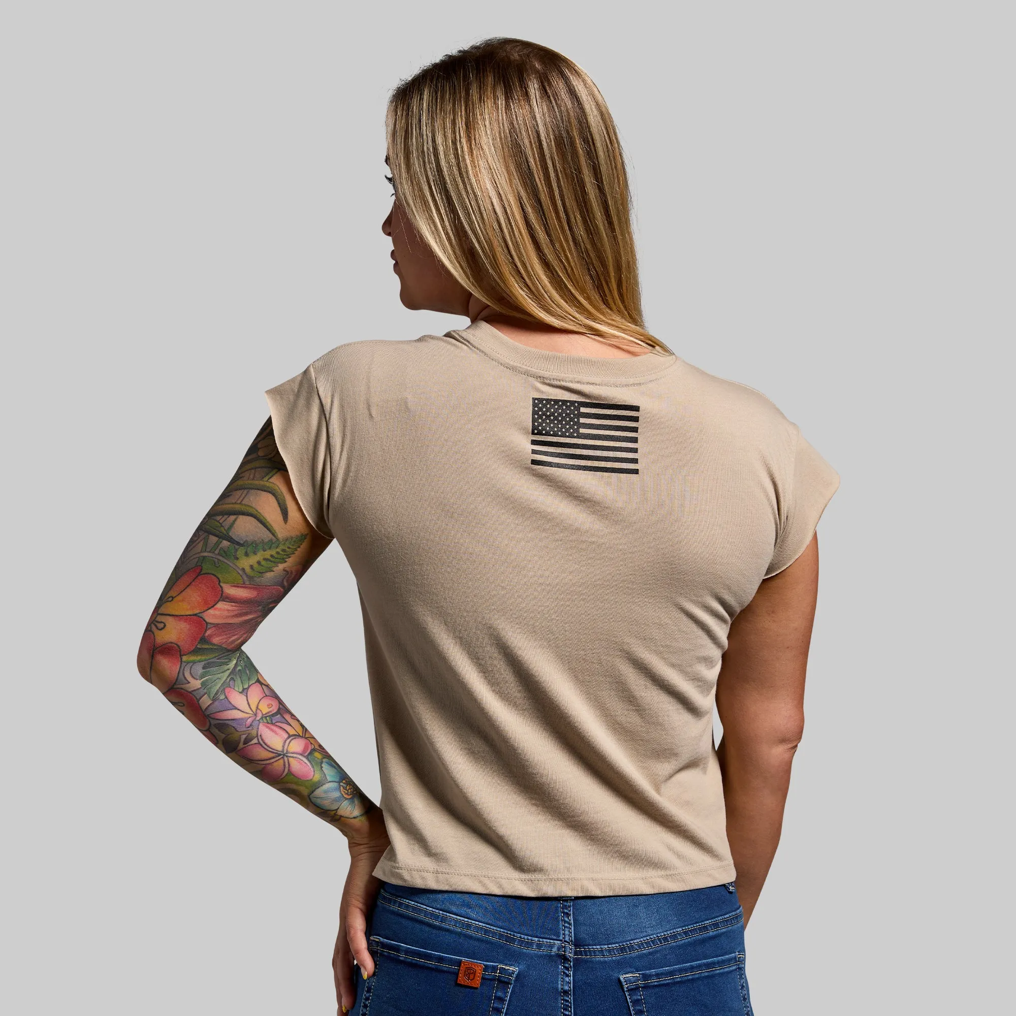 Brand Muscle Tee (Tan) sold by Born Primitive product image thumbnail 2