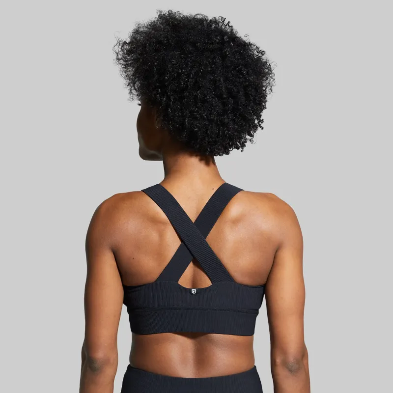 All or Nothing Sports Bra (Black) sold by Born Primitive