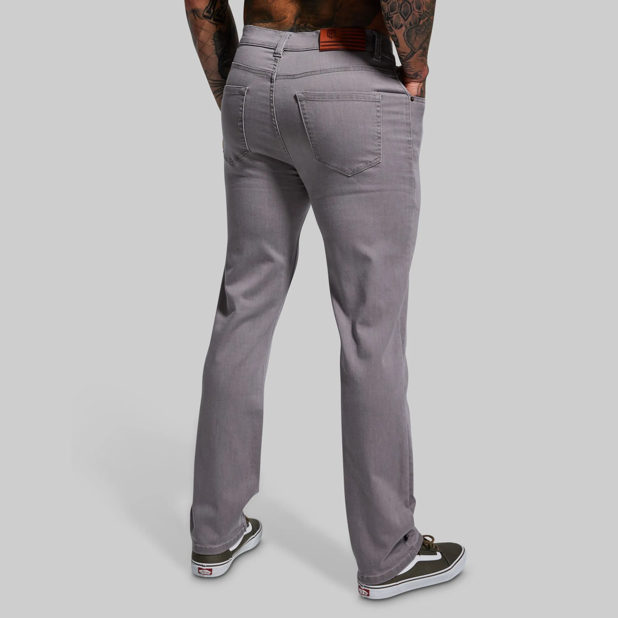 FLEX Stretchy Athletic Fit Jean (Grey) sold by Born Primitive product image thumbnail 4