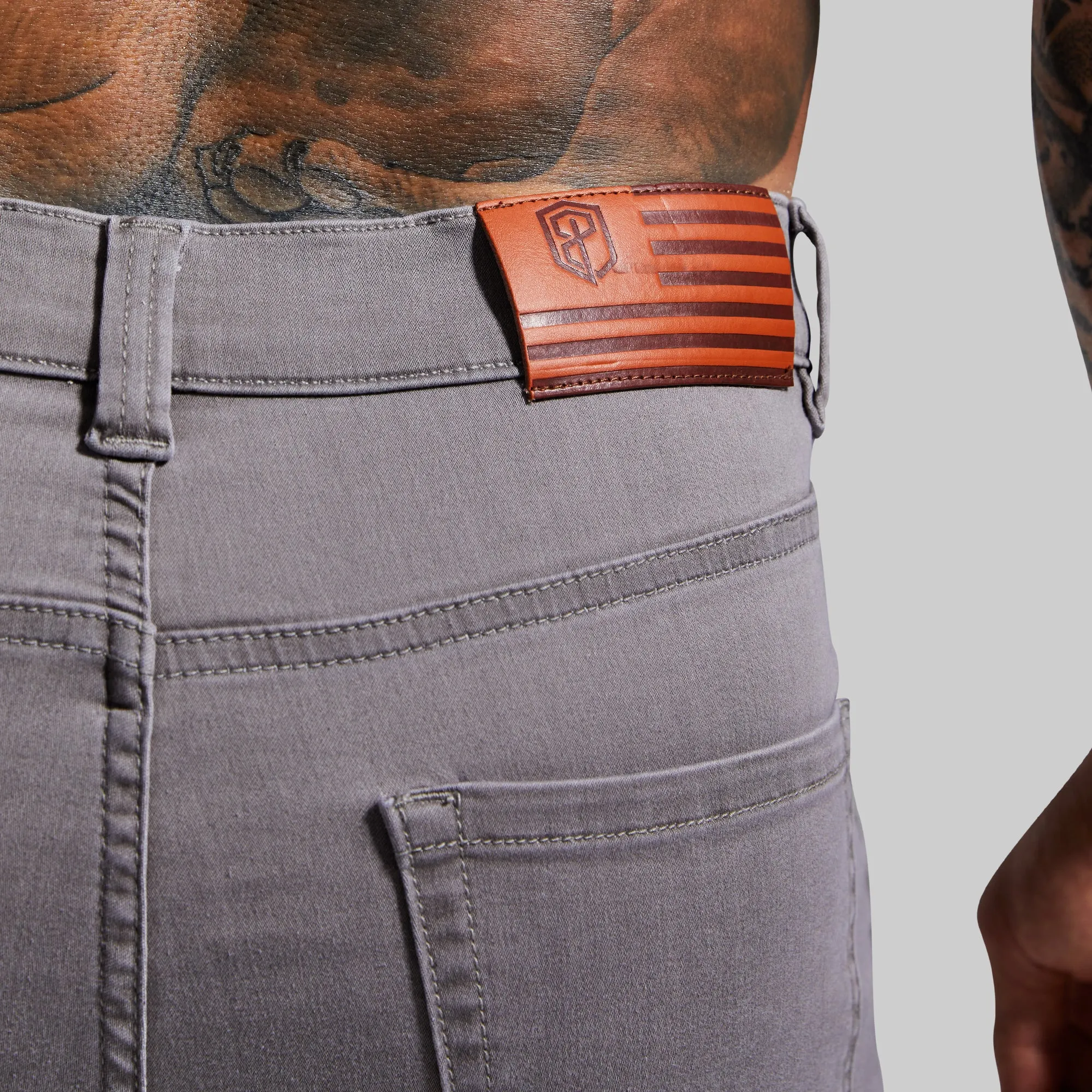 FLEX Stretchy Athletic Fit Jean (Grey) sold by Born Primitive product image thumbnail 5