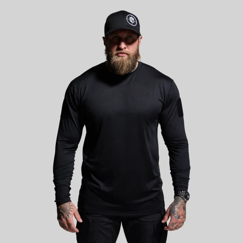 Long Sleeve Range Shirt (Black-Velcro) sold by Born Primitive
