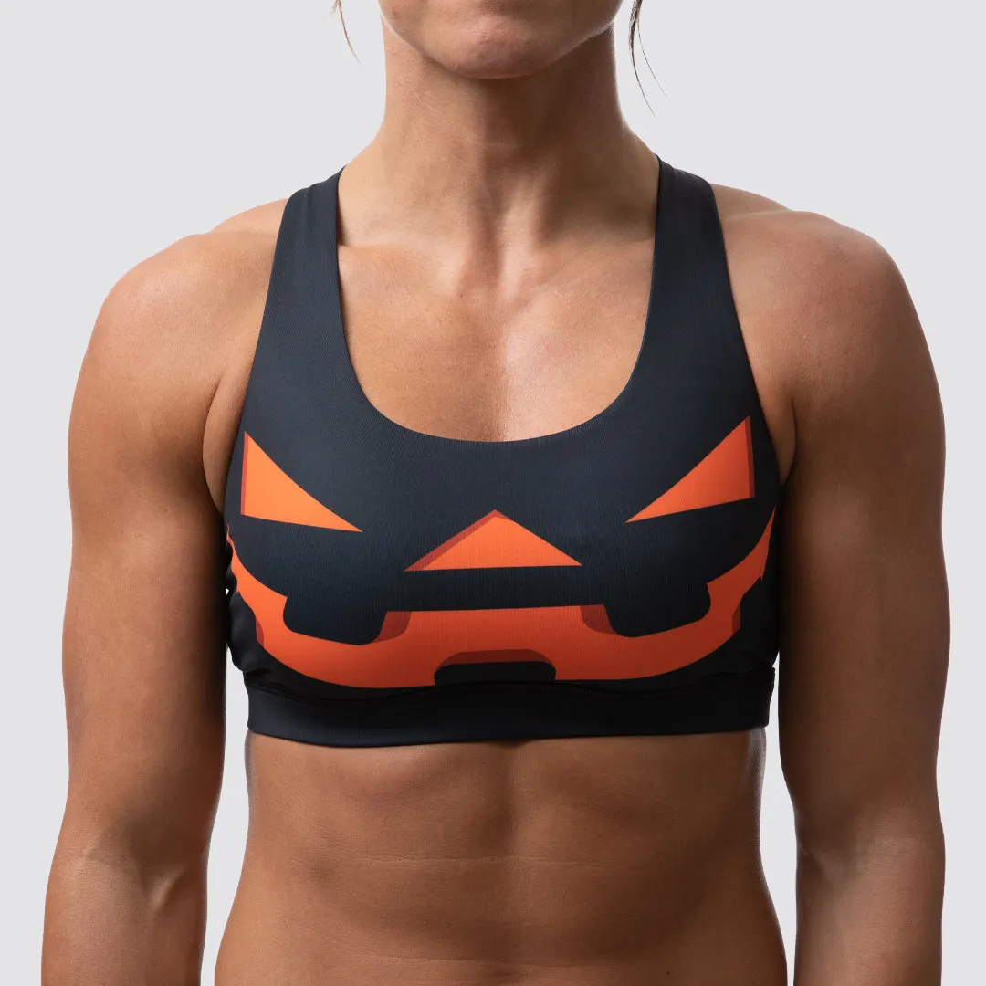 Halloween Your Essential Sports Bra (Jacked O'Lantern) sold by Born Primitive product image thumbnail 3