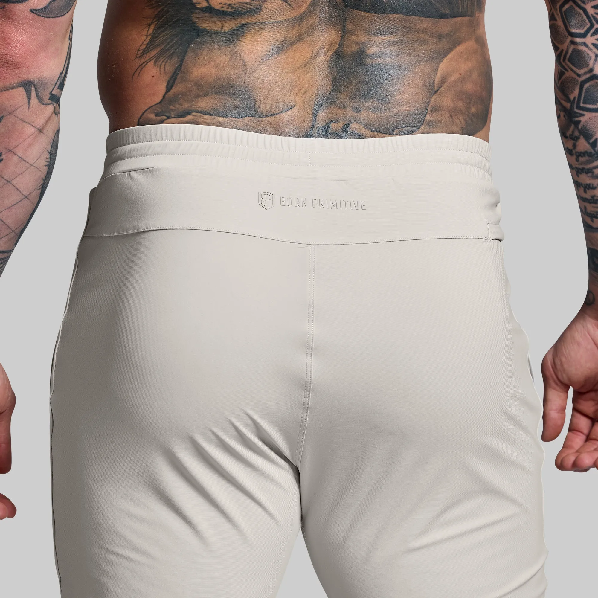 Men's Performance Jogger (Oatmeal) sold by Born Primitive product image thumbnail 5