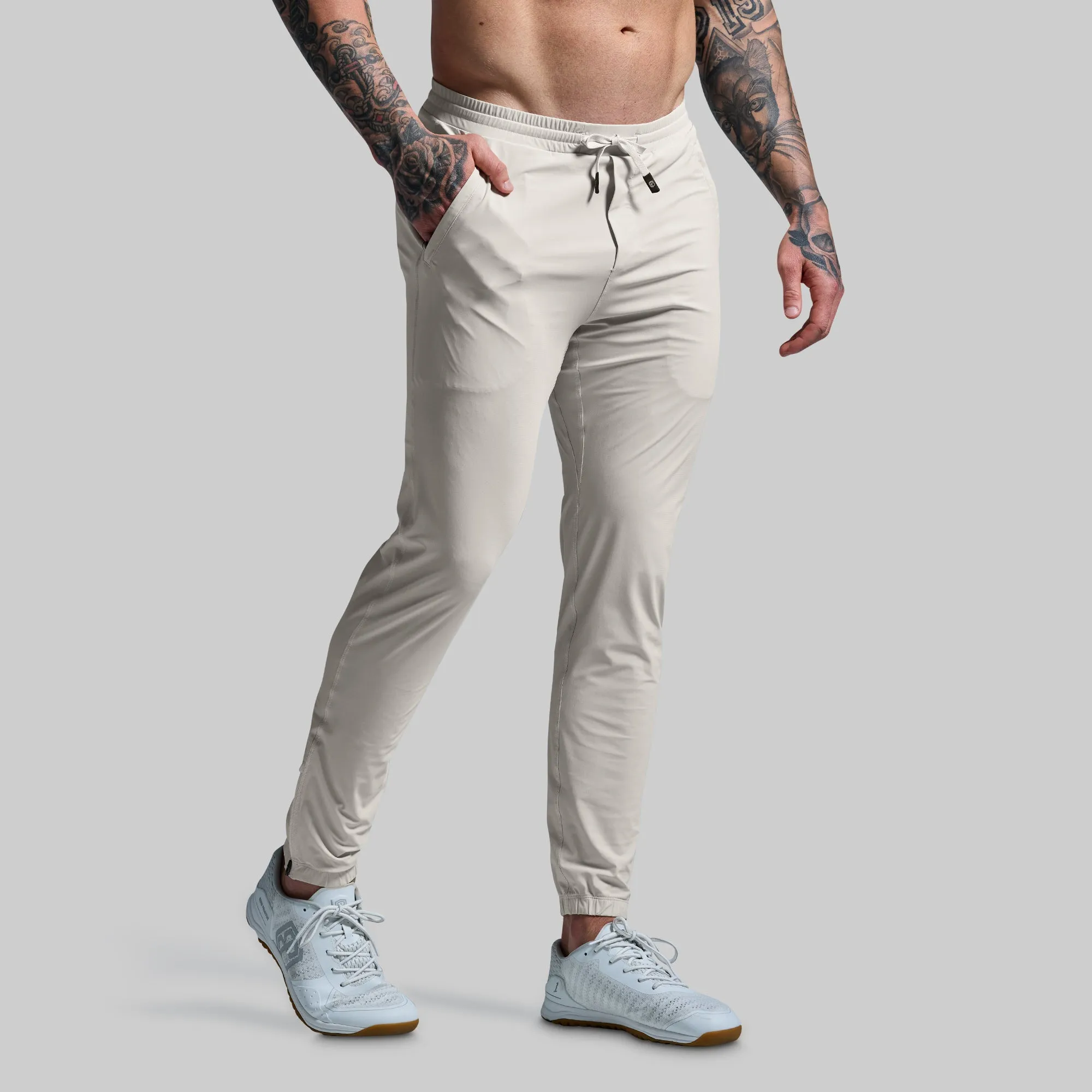 Men's Performance Jogger (Oatmeal) sold by Born Primitive