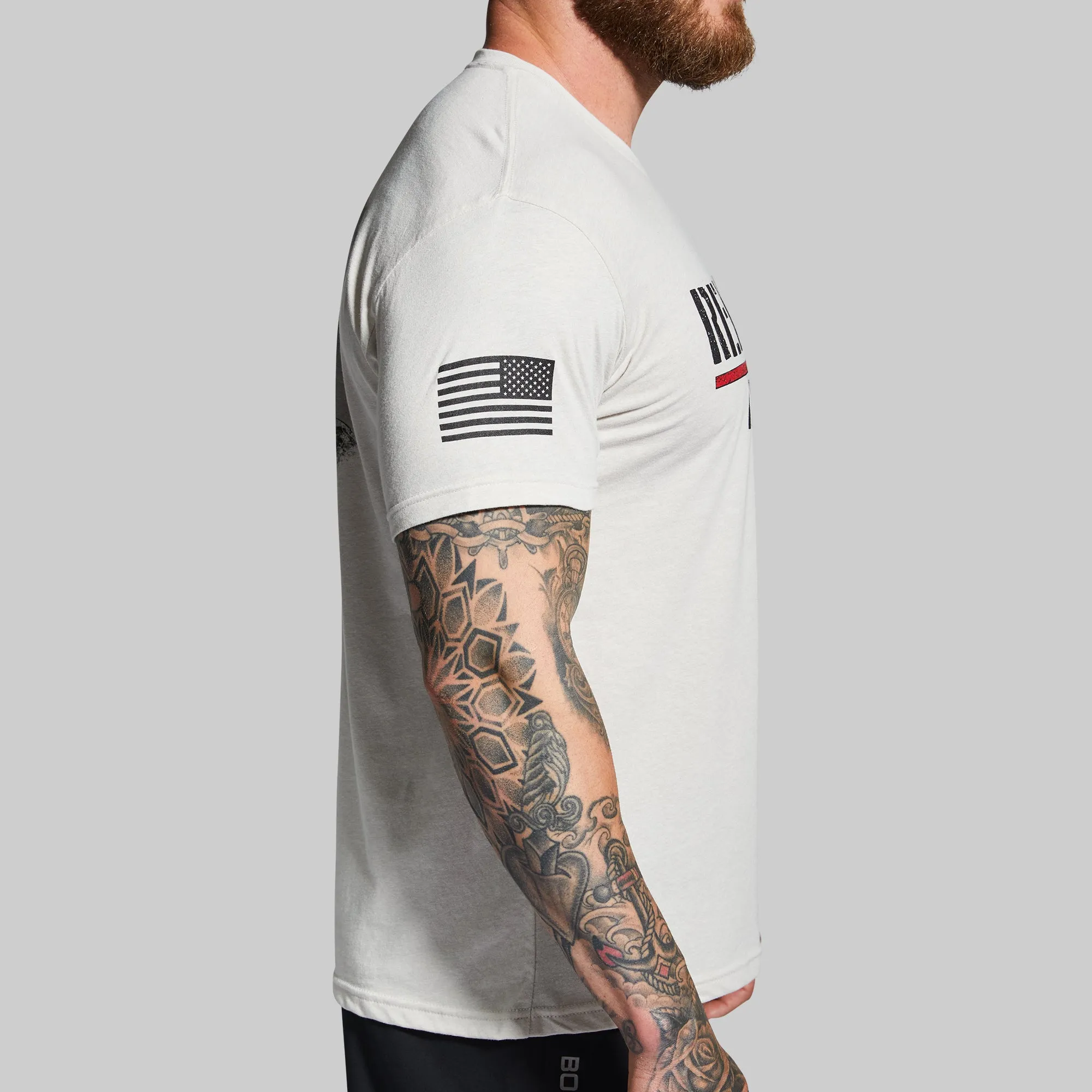 Iwo Jima Commemorative T-Shirt (Sand) sold by Born Primitive product image thumbnail 3