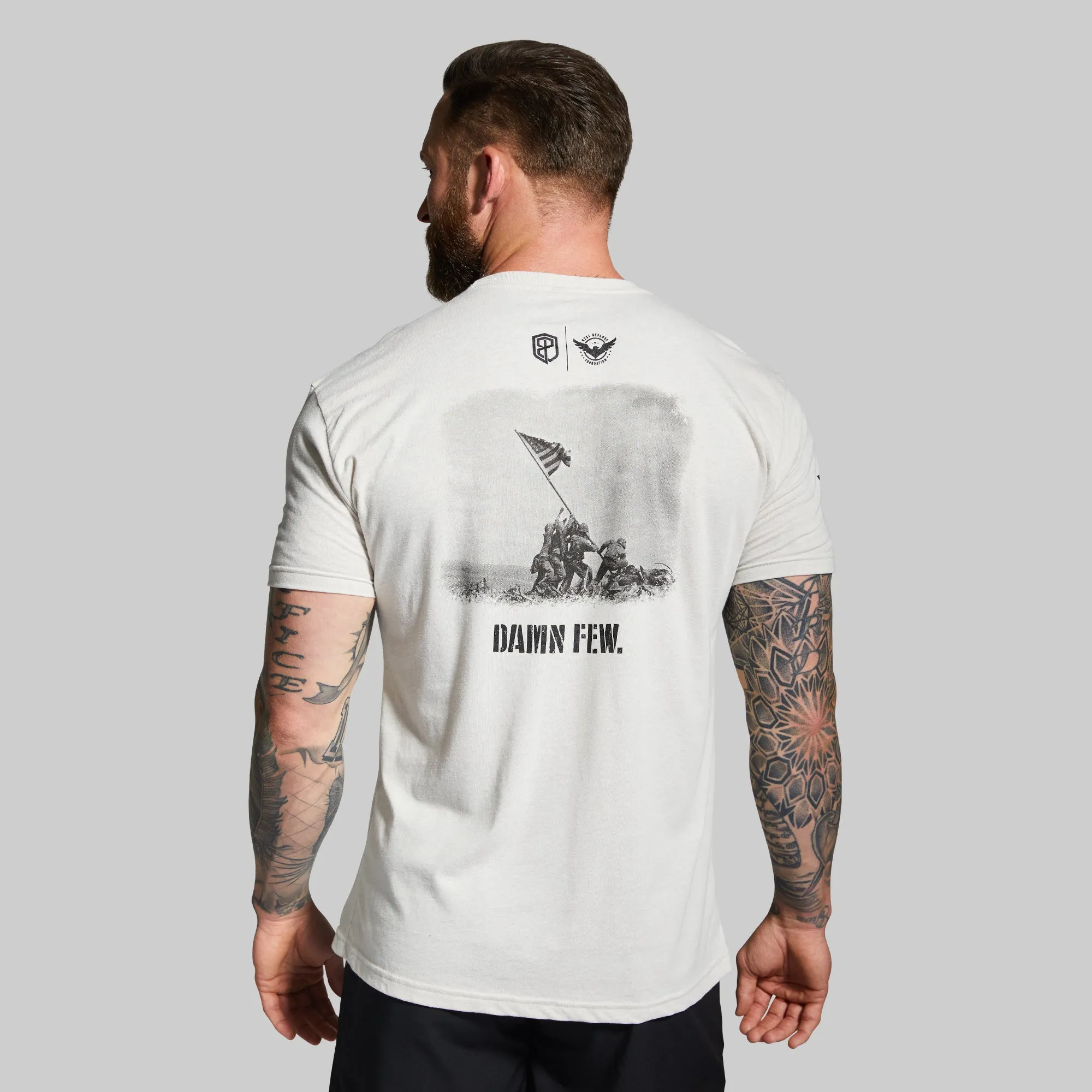 Iwo Jima Commemorative T-Shirt (Sand) sold by Born Primitive product image thumbnail 2