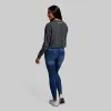 Training Crop Long Sleeve (Dark Heather Grey) sold by Born Primitive