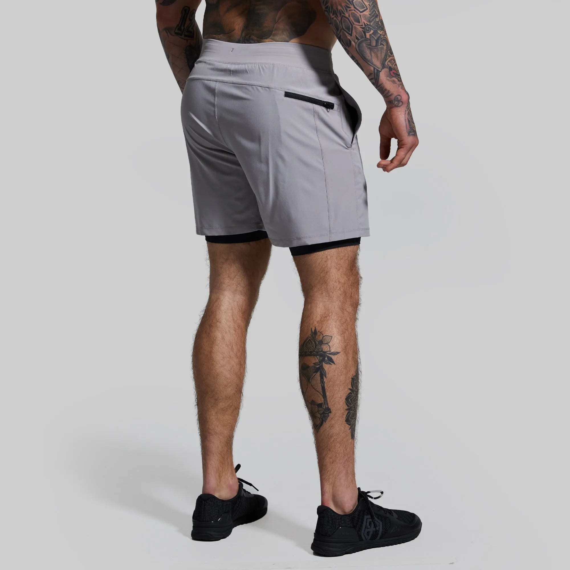 Versatile Short w/ Compression 7" (Stone) sold by Born Primitive product image thumbnail 2