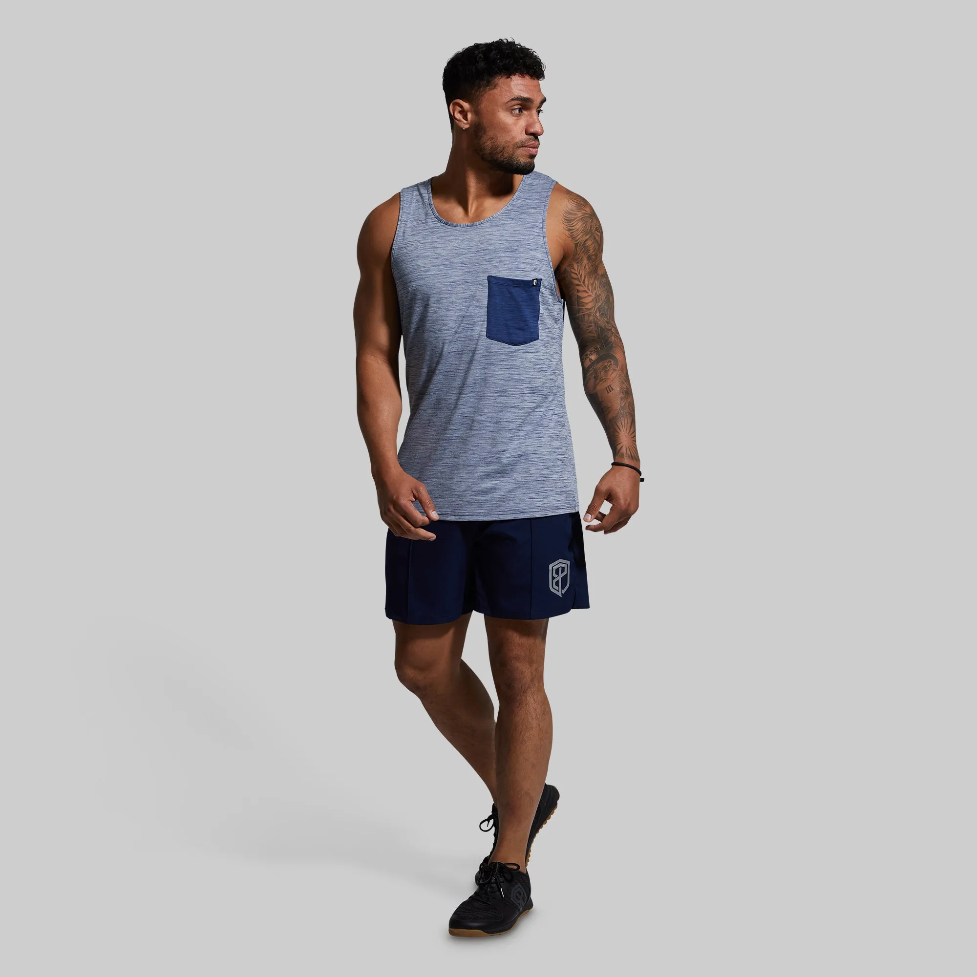 Athleisure Pocket Tank (Ocean) sold by Born Primitive product image thumbnail 3