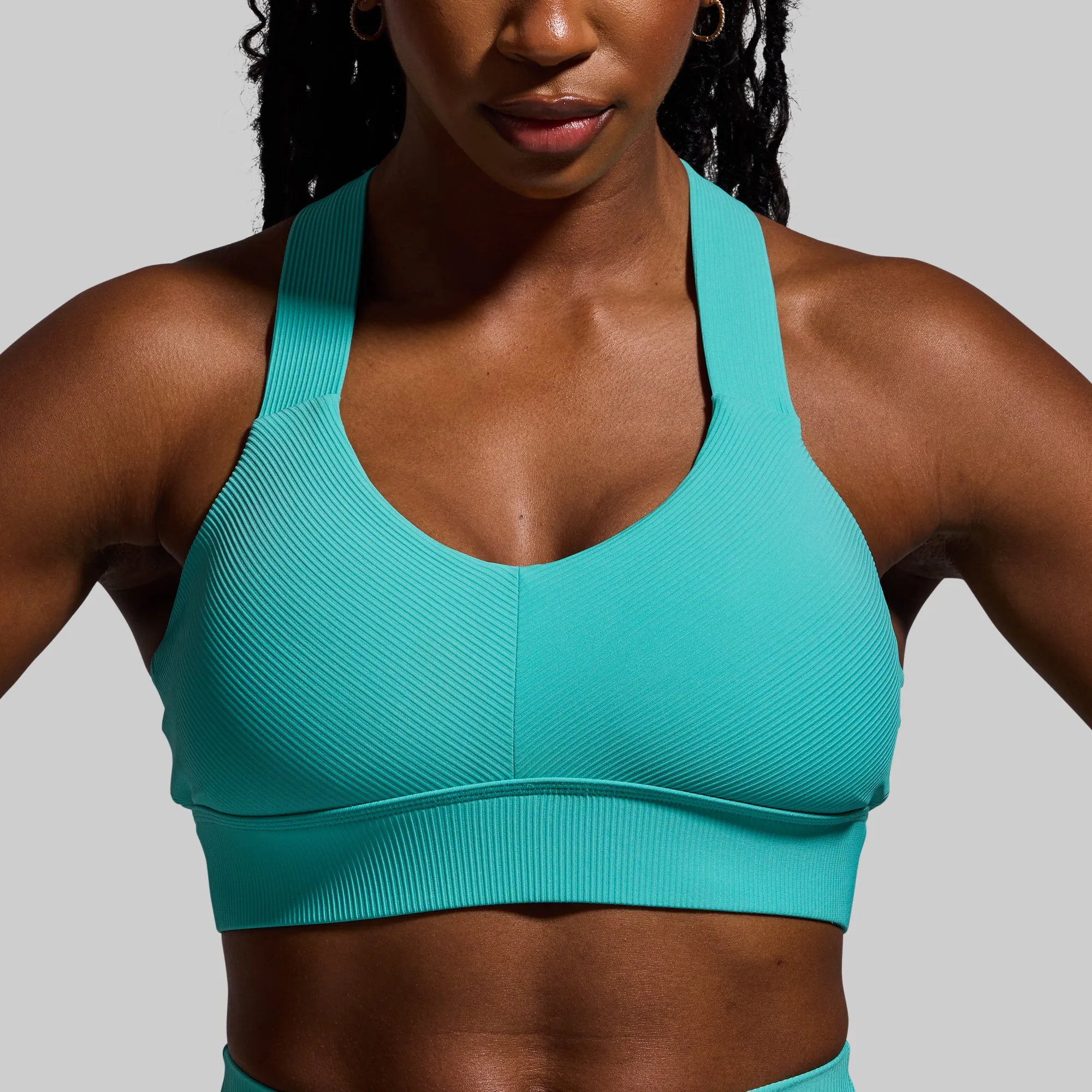 All or Nothing Sports Bra (Turquoise) sold by Born Primitive product image thumbnail 3