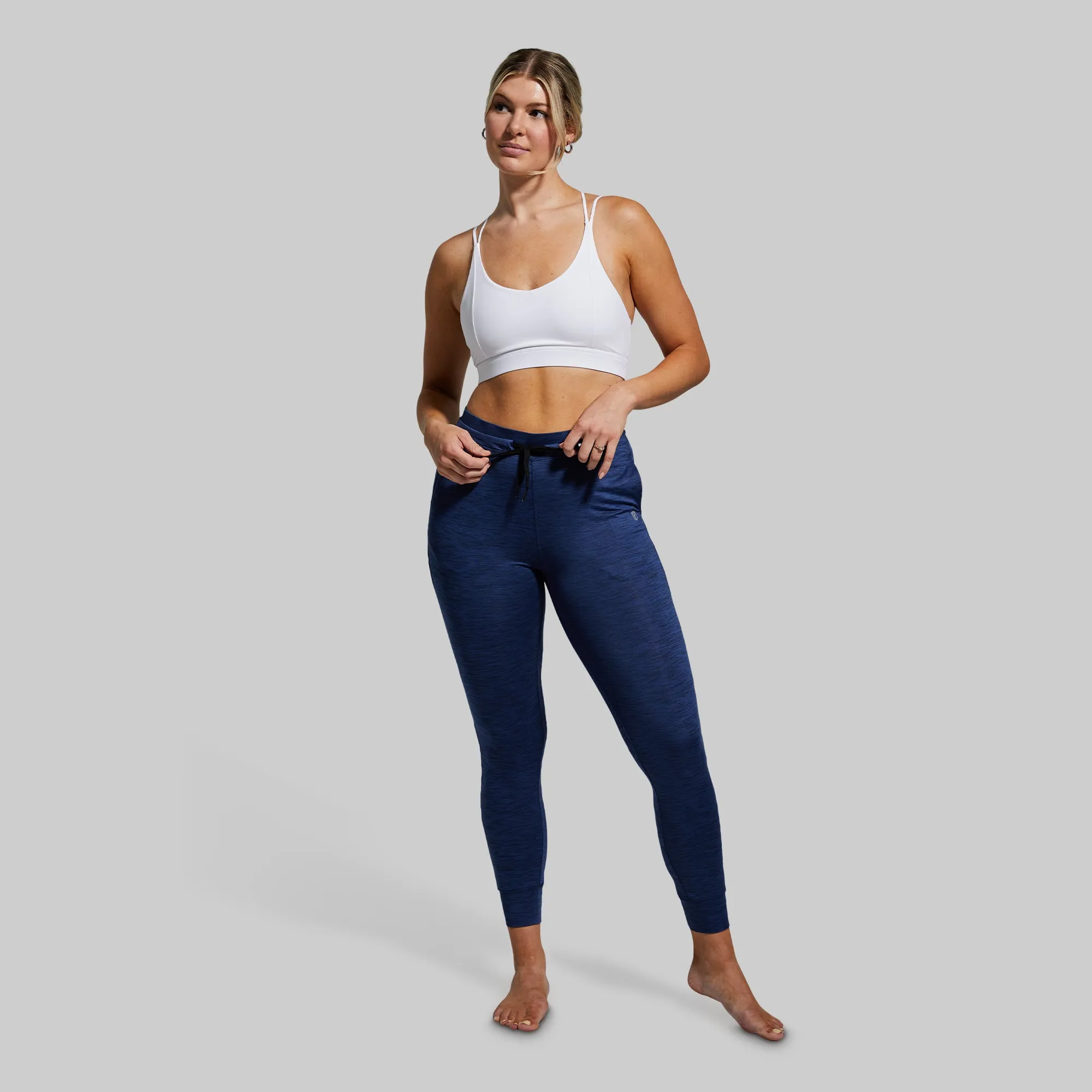 Women's Rest Day Athleisure Jogger (Navy) sold by Born Primitive product image thumbnail 4