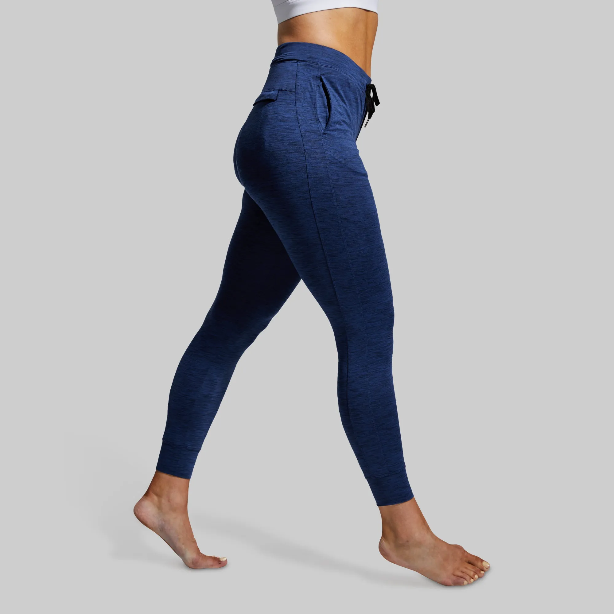 Women's Rest Day Athleisure Jogger (Navy) sold by Born Primitive product image thumbnail 3